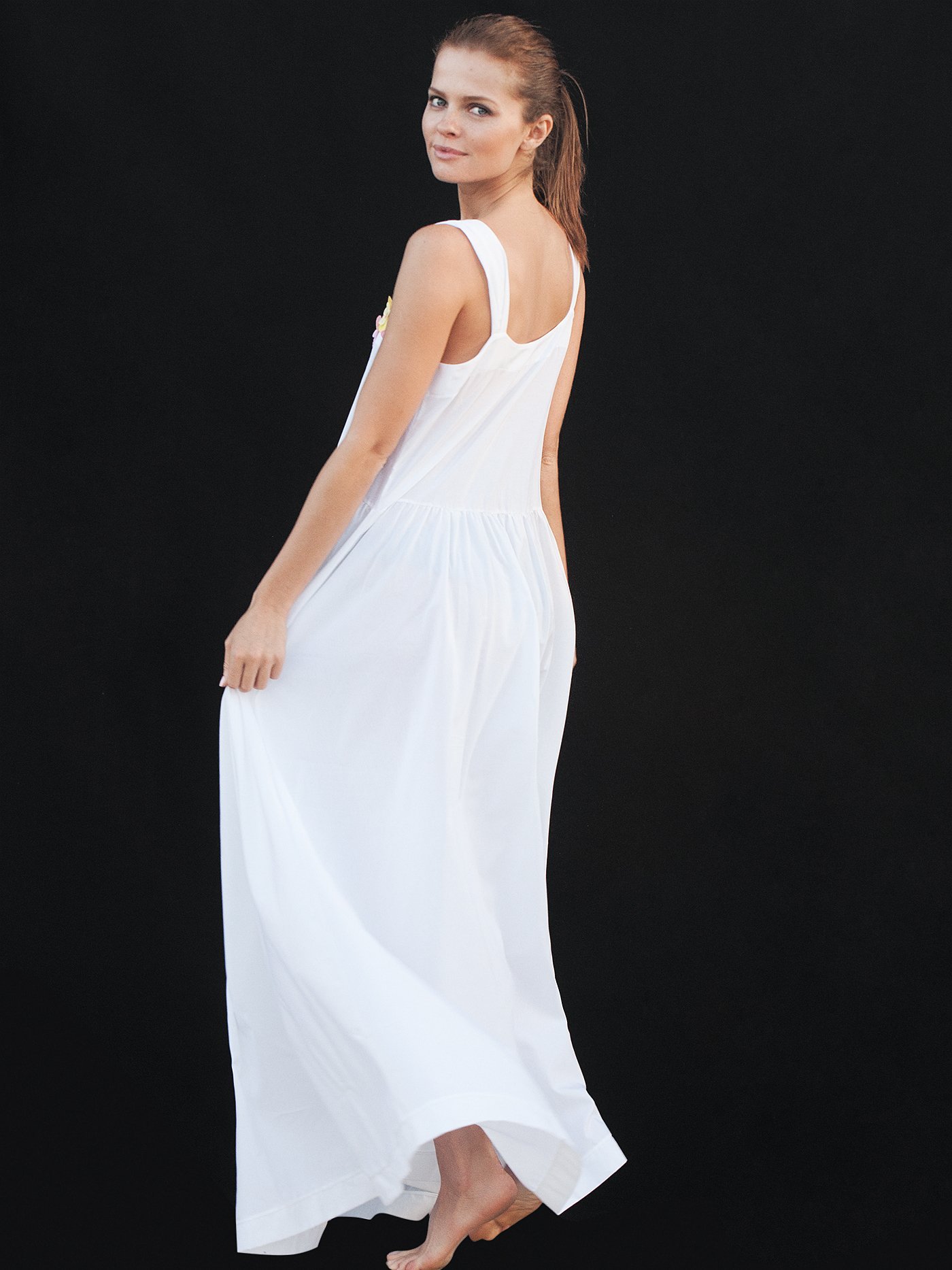 Сарафан длинный Белый 2081S4405 | фото 2