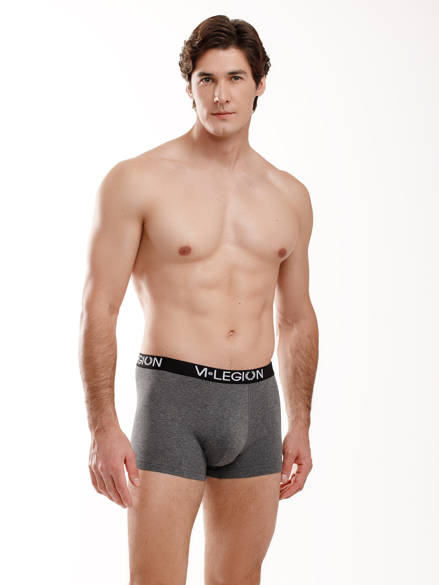 Трусы боксеры мужские Серый 3030F6301_1 | фото 2