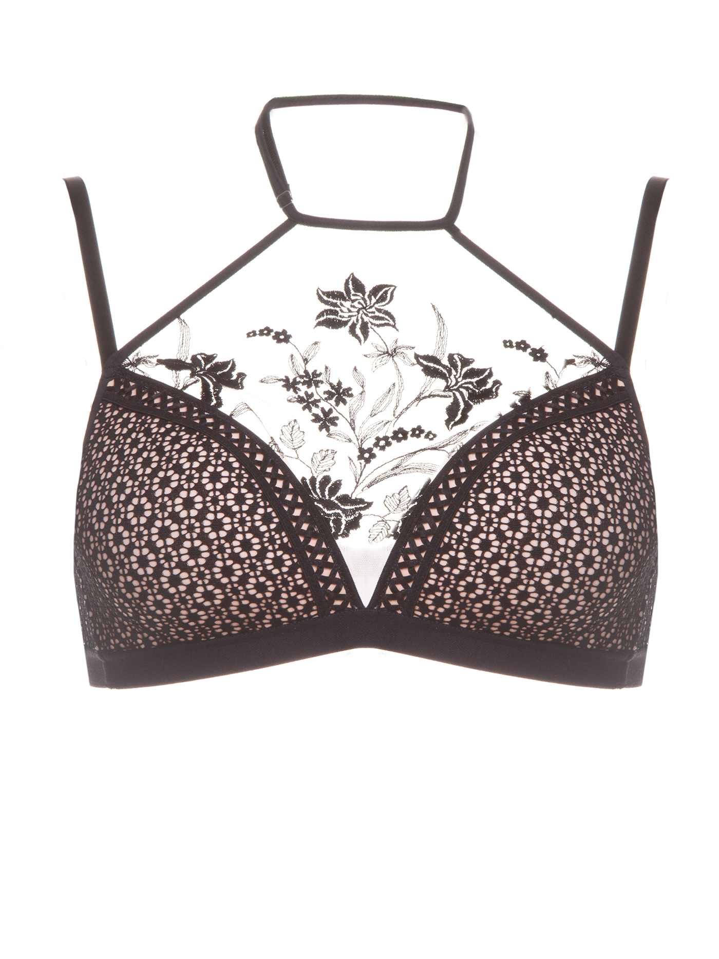 Бюстгальтер треугольник t-shirt Черный 2403F1437 | фото 3