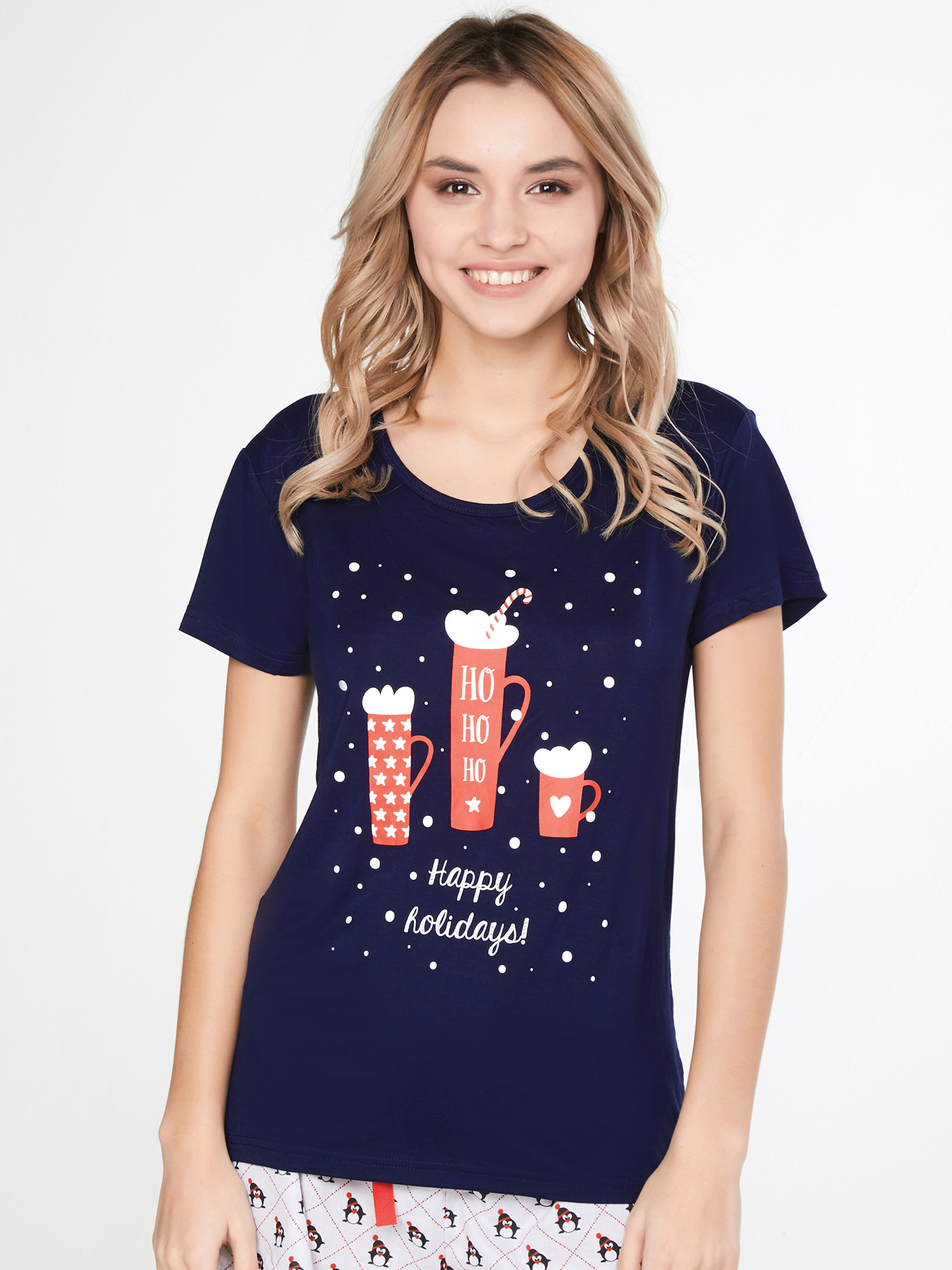 Футболка Принт новогодний MA02 | фото 1