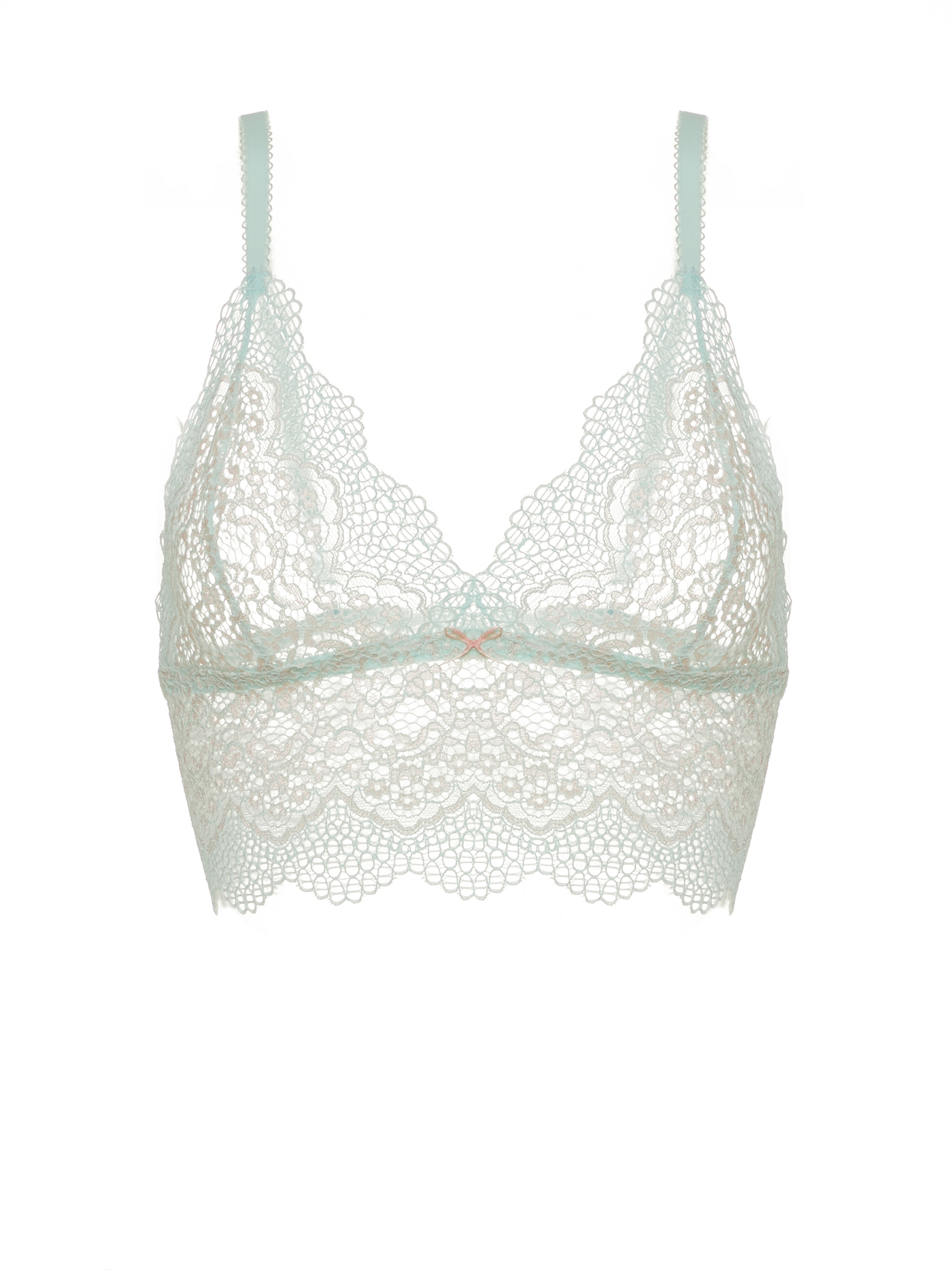 Бюстгальтер мягкий топ Мятный 2457F3308 | фото 6