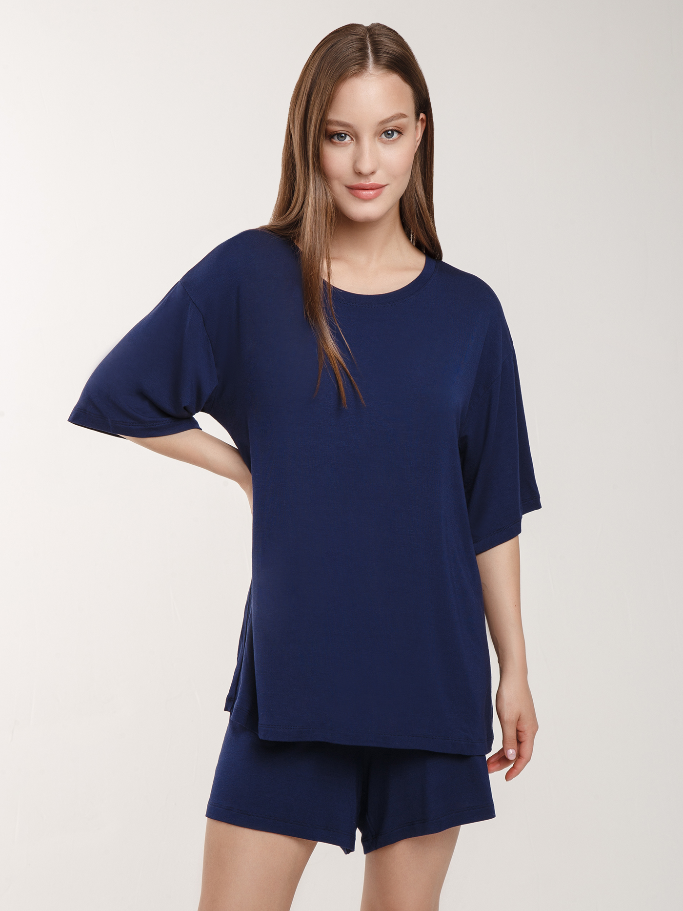 Футболка Синий 2910F3424 | фото 1