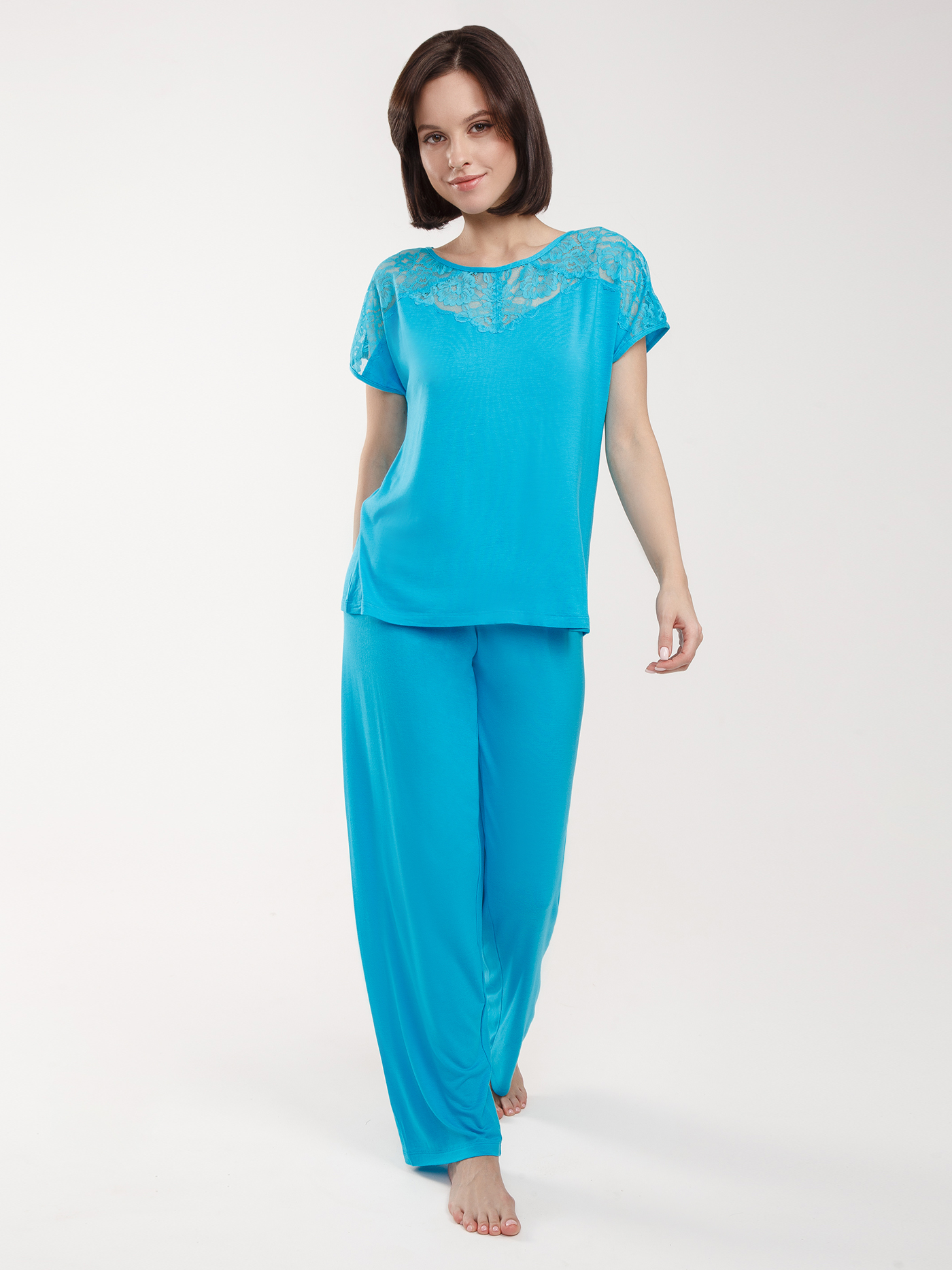 Футболка Бирюзовый 2912F3421 | фото 1