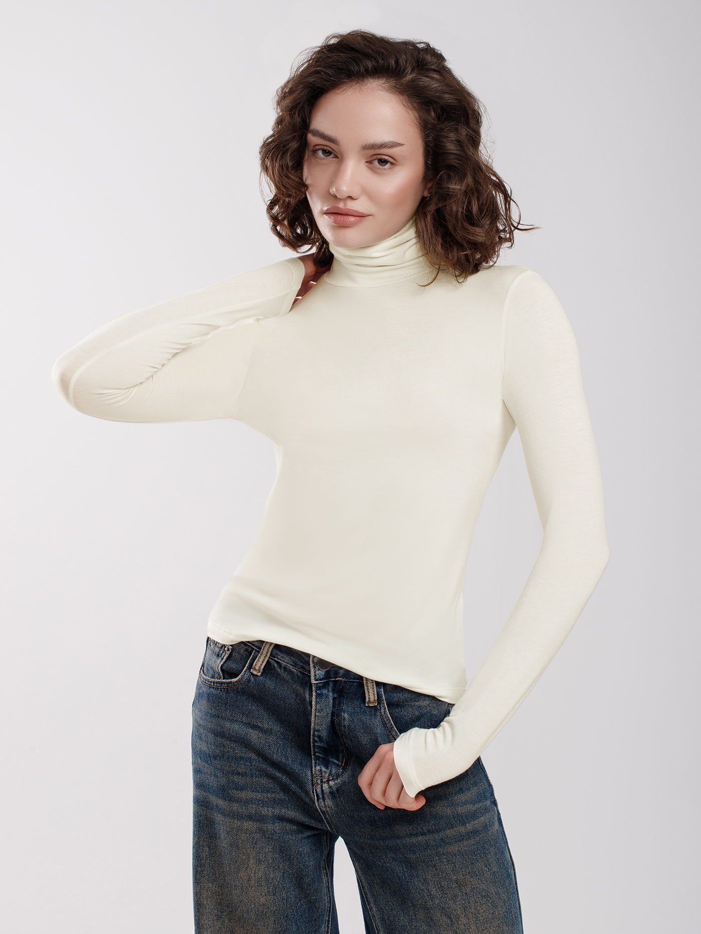 Водолазка Айвори 2989F3423 | фото 1