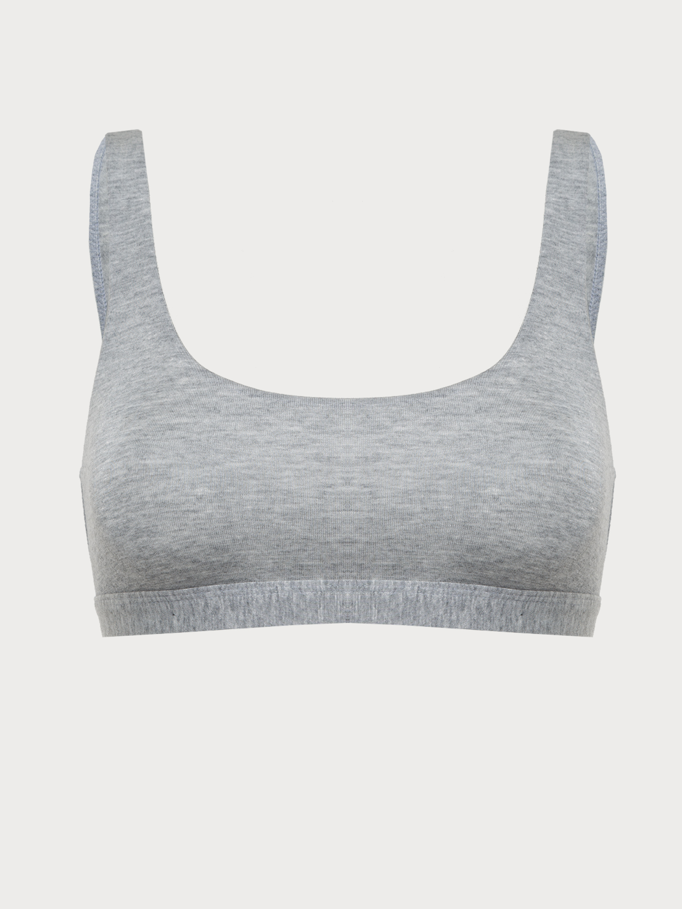 Бюстгальтер мягкий топ Серый меланж 2829F4200 | фото 4