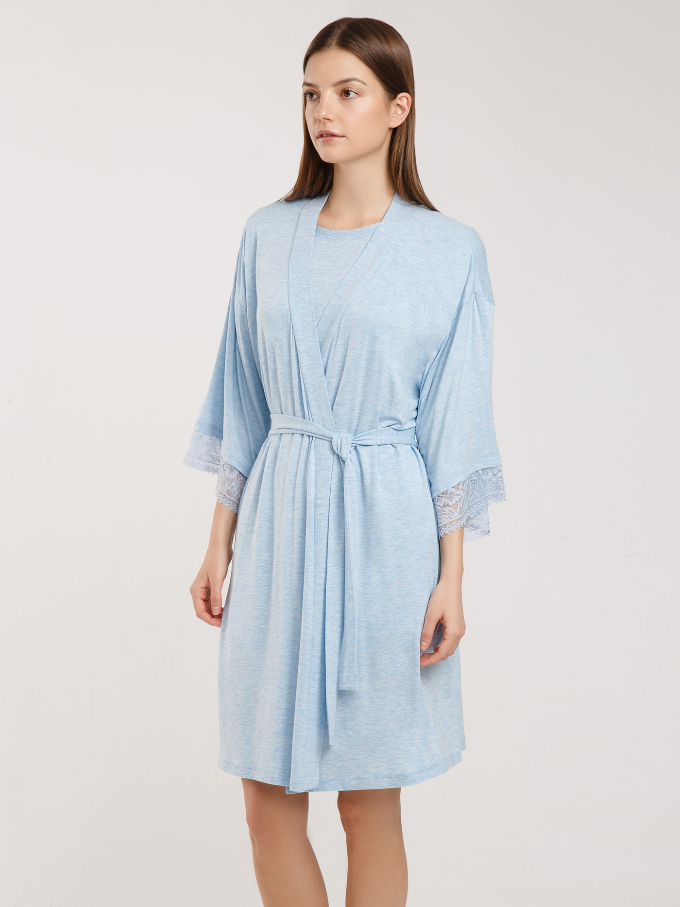Халат Голубой 2855F3504 | фото 2