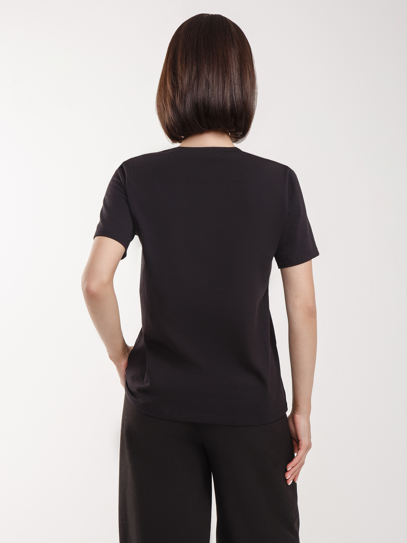 Футболка Черный 2838F3424_1 | фото 2