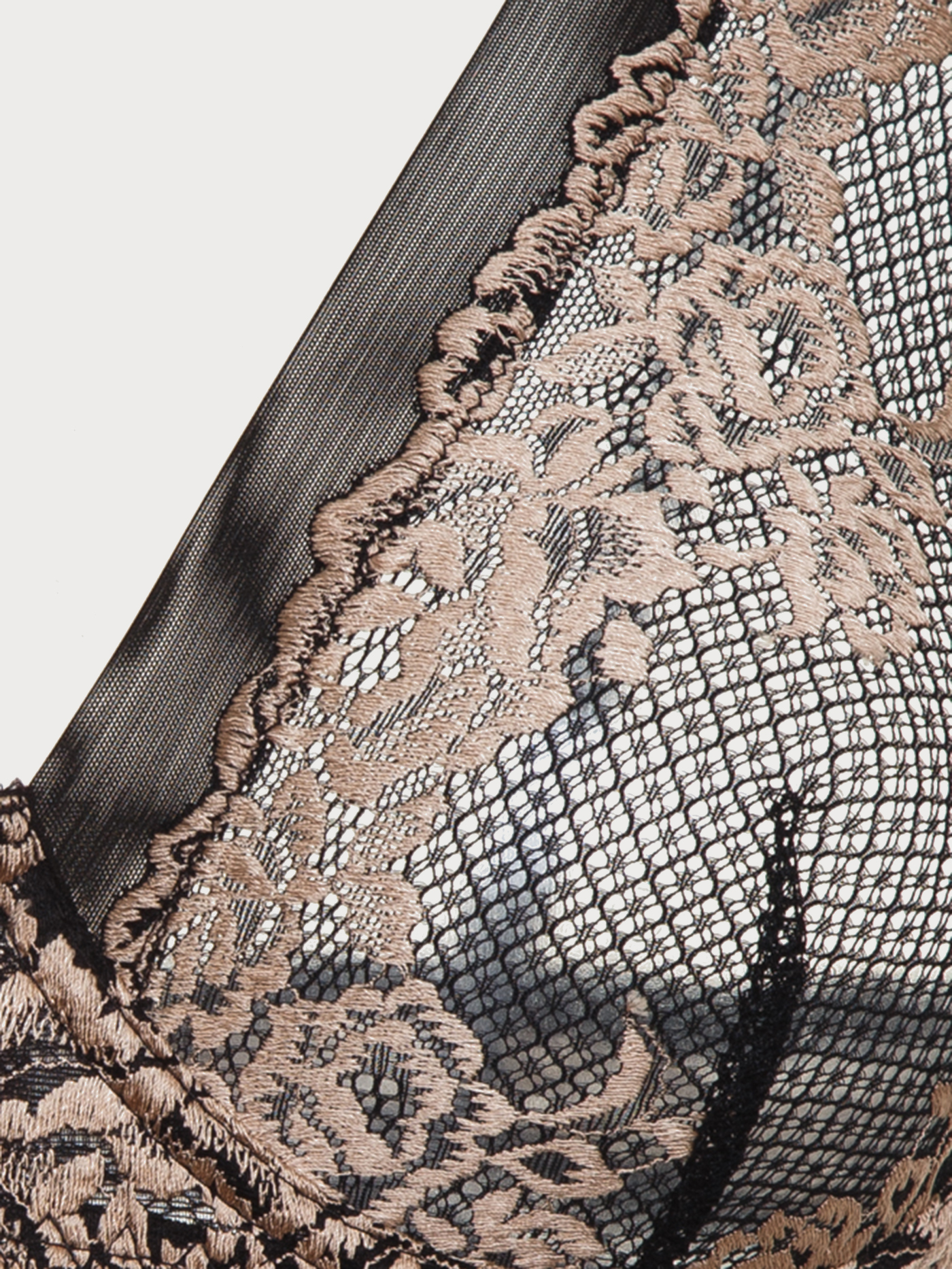 Бюстгальтер мягкий Черный/бежевый 2868F1307 | фото 5