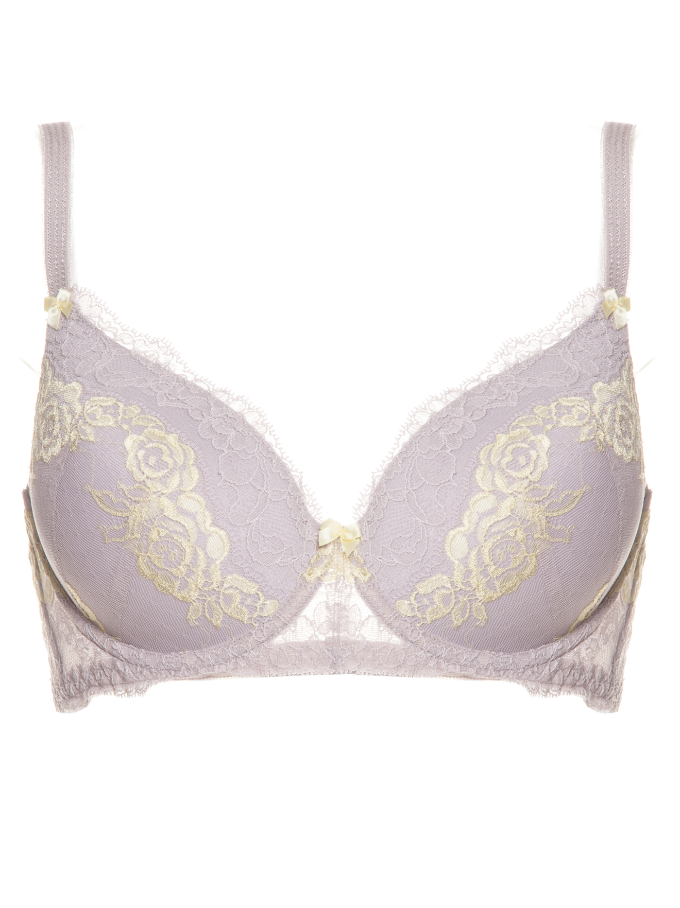 Бюстгальтер t-shirt Серый с желтым 2415F1403L | фото 3