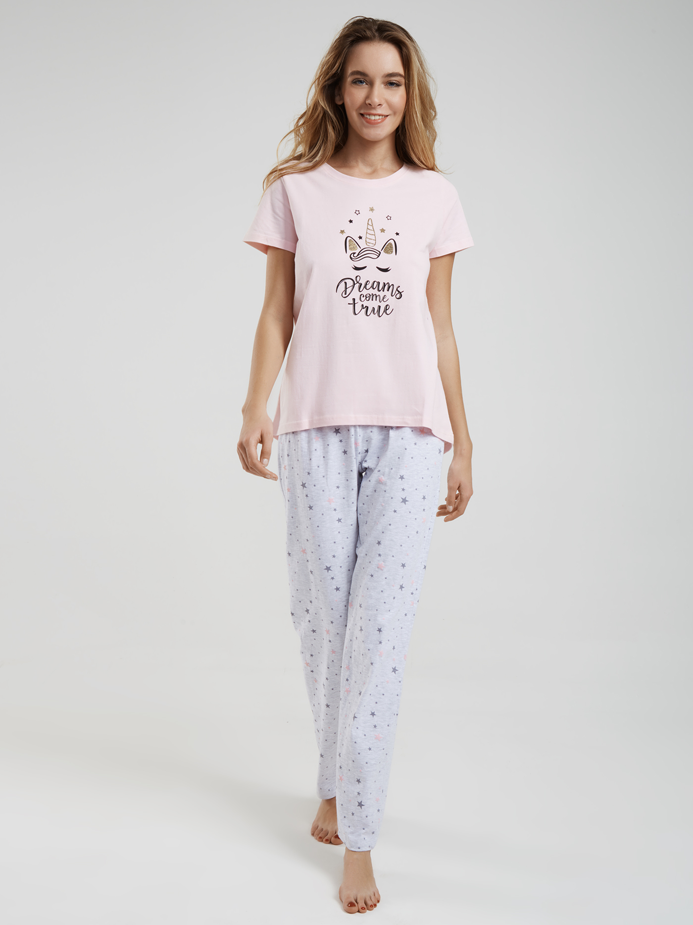 Брюки Серый меланж MD-1 | фото 1