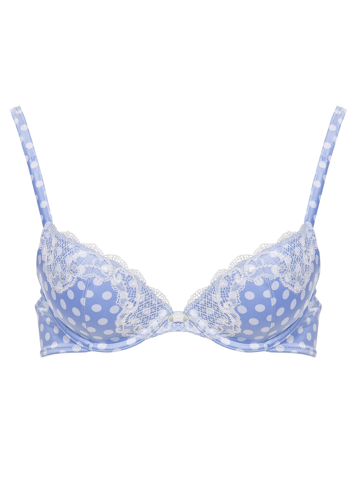 Бюстгальтер push-up Голубой горошек DE4292PU-P | фото 3