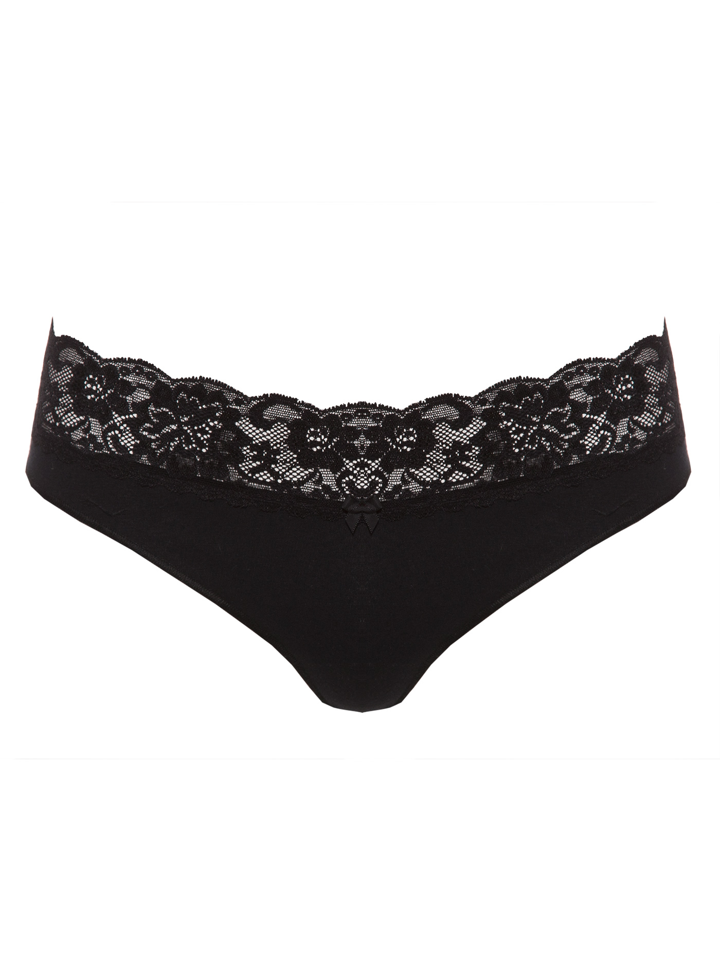 Трусы слип Черный принт 2399F2200 | фото 3