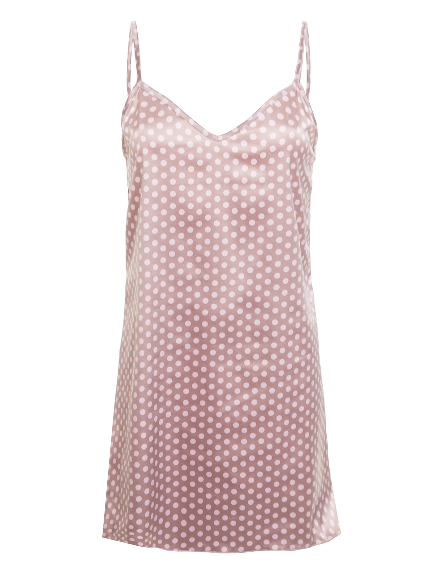 Сорочка на бретелях Бежевый 2798F3207 | фото 2