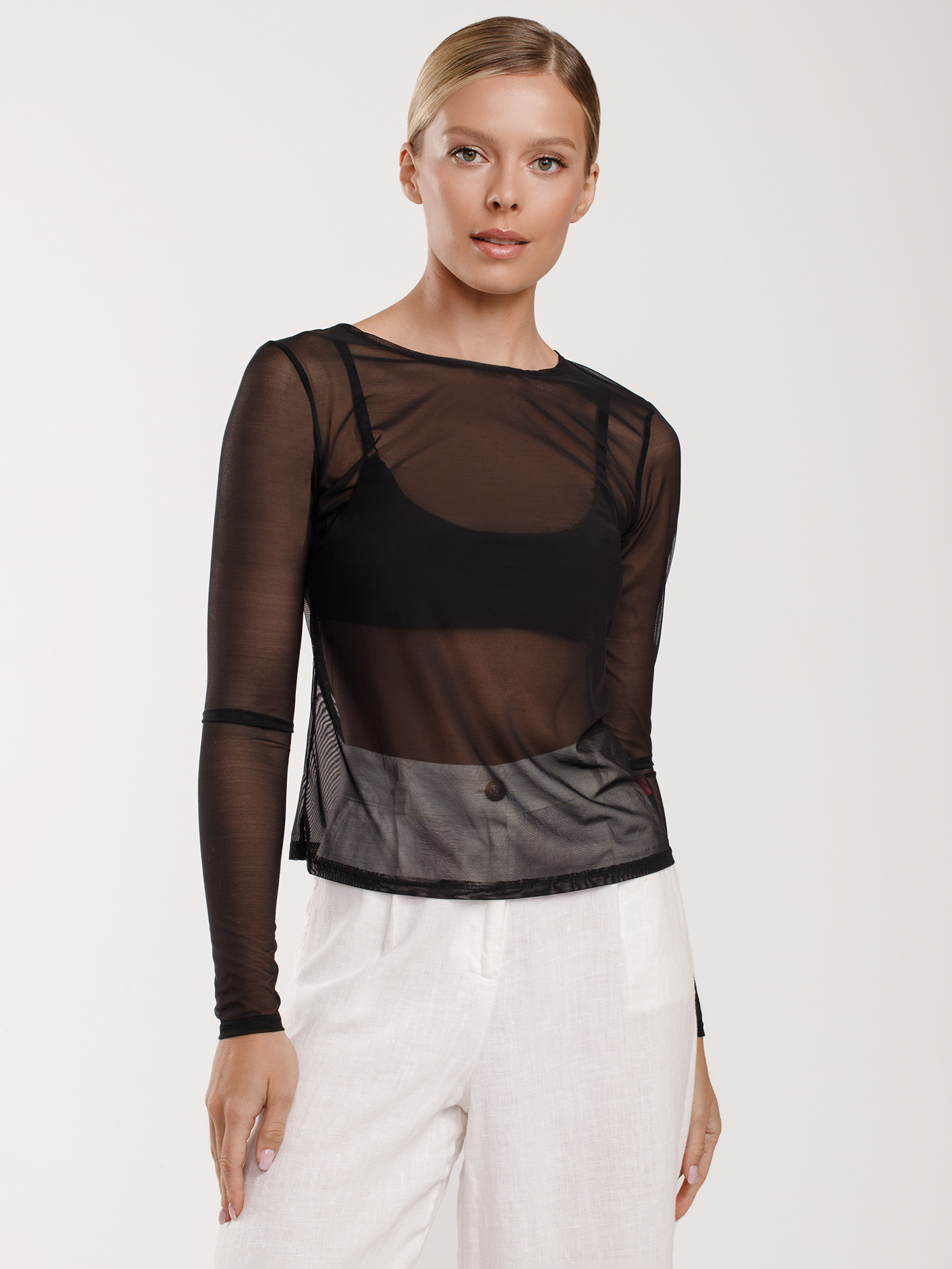 Лонгслив Черный 2997F3427 | фото 3