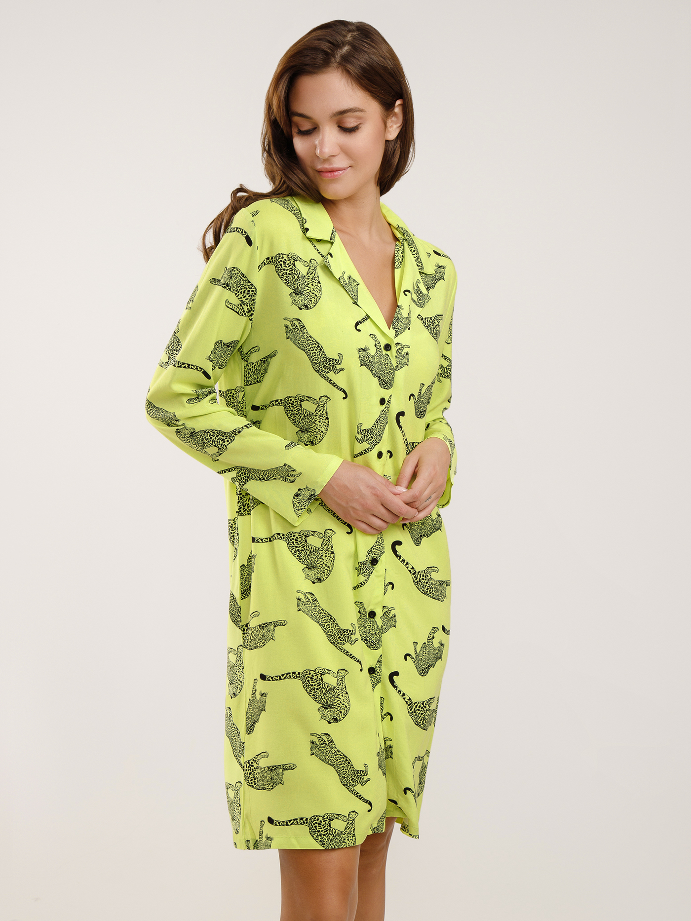 Платье Неоновый желтый PAR-05 | фото 1