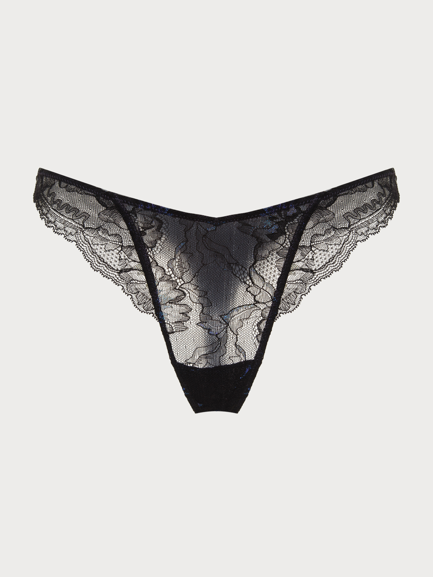 Трусы стринг Черничный 2955F2117 | фото 4