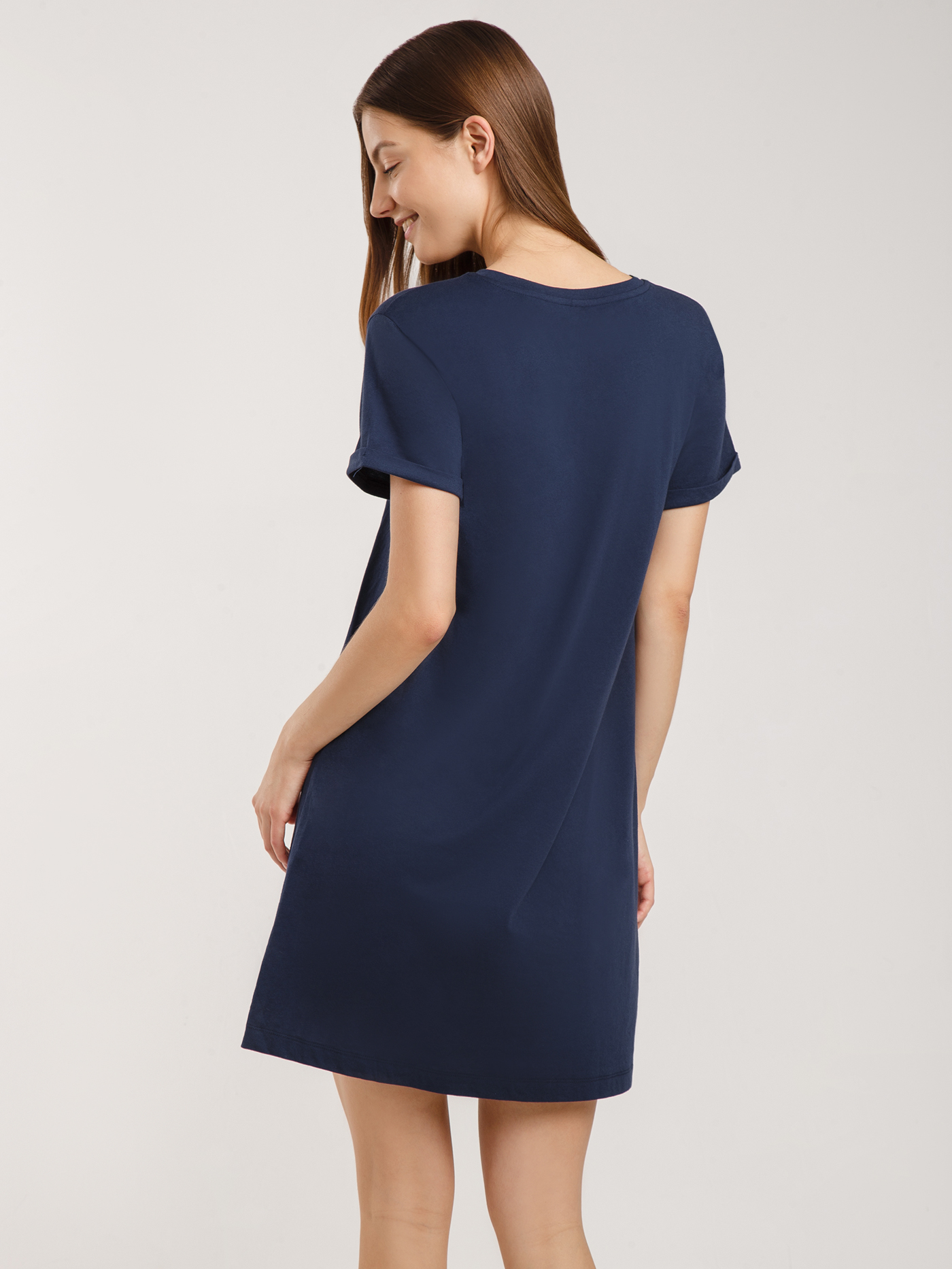 Платье Принт синий JBN-5 | фото 2