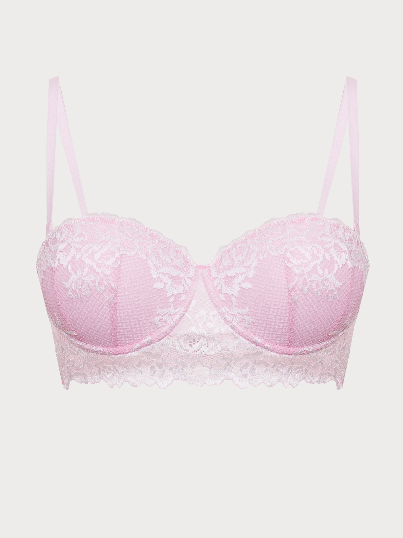 Бюстгальтер балконет push-up Розовый 2868F1211 | фото 6
