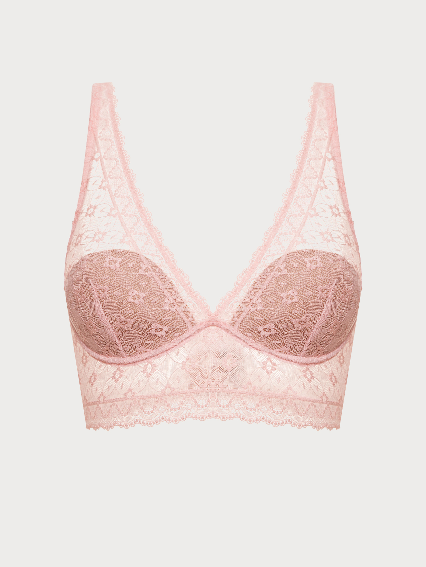 Бюстгальтер мягкий Пастельно-розовый 2958F1350 | фото 6