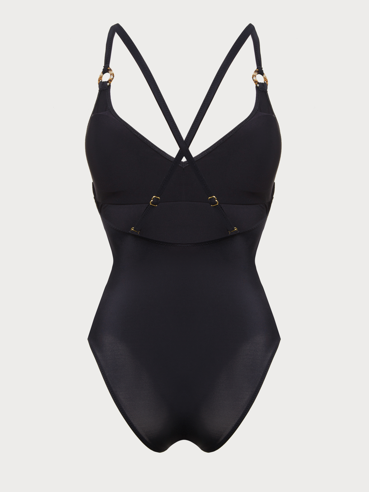 Купальник слитный с мягкой чашкой Черный 2886S4716 | фото 6