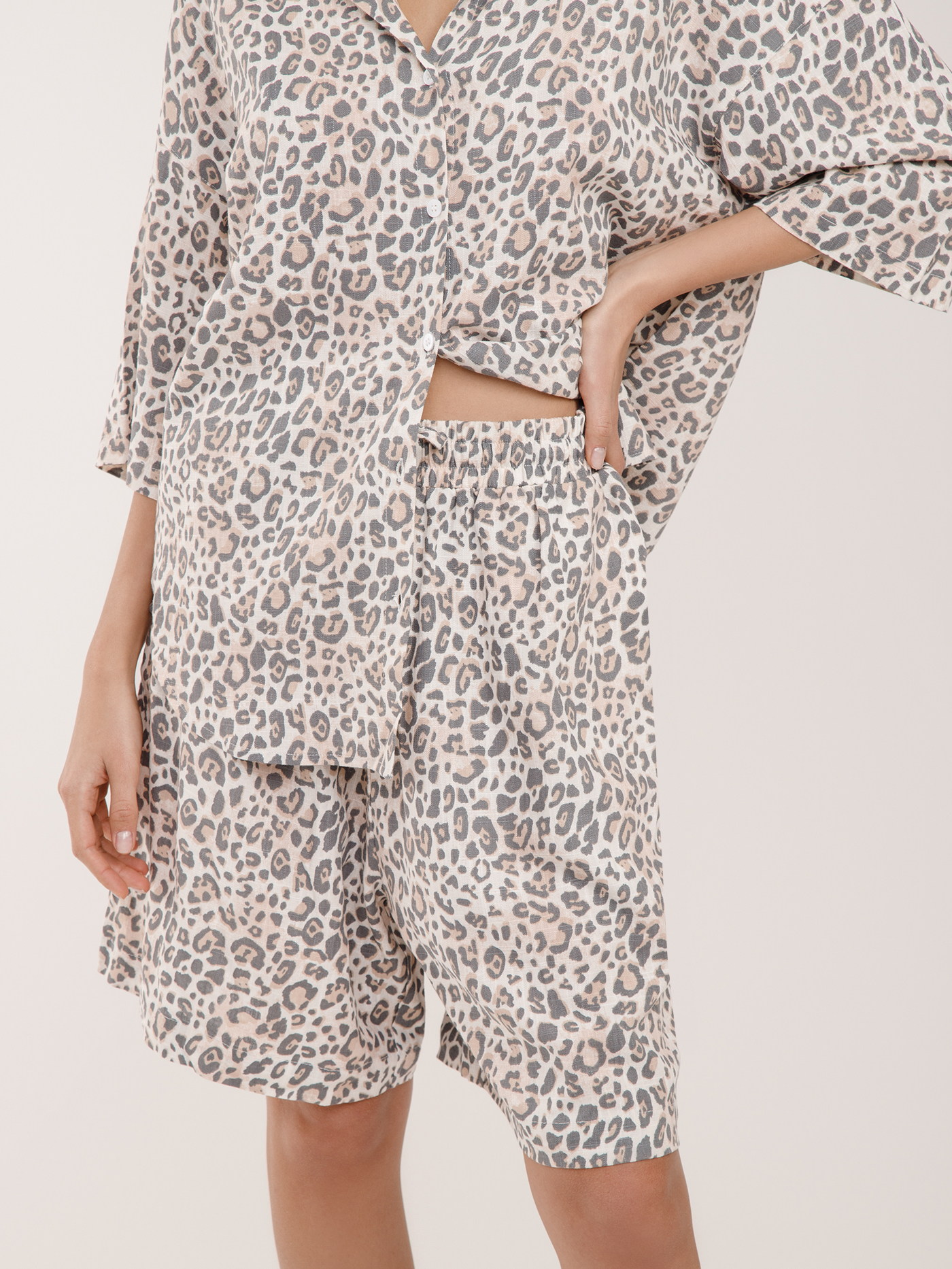 Шорты Принт леопард WTS-1 | фото 4