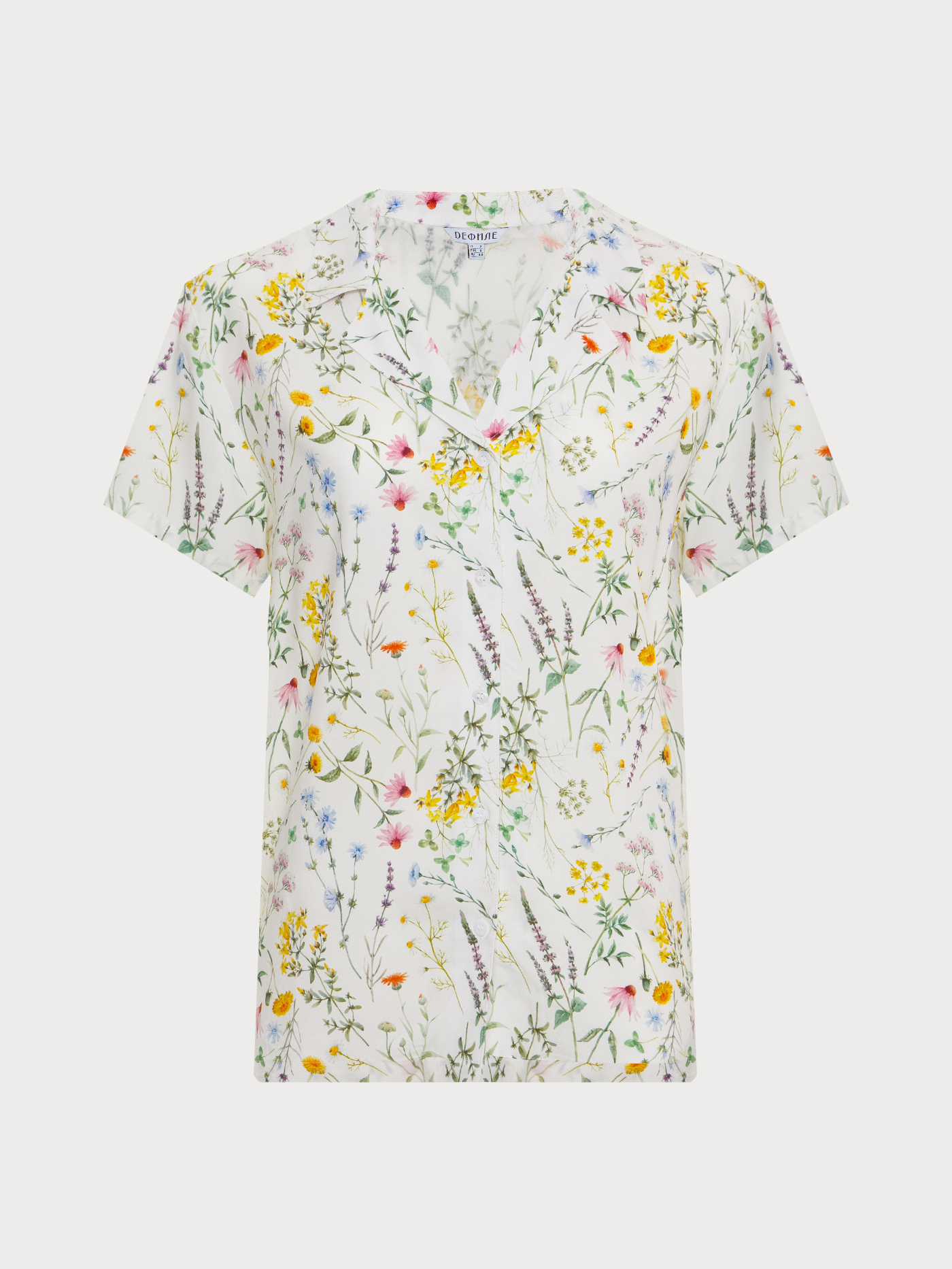 Пижамный топ Принт ботаника PAR-04 | фото 6