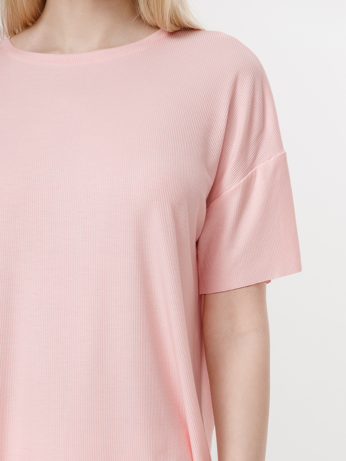 Футболка Пастельно-розовый 3001F3424 | фото 4