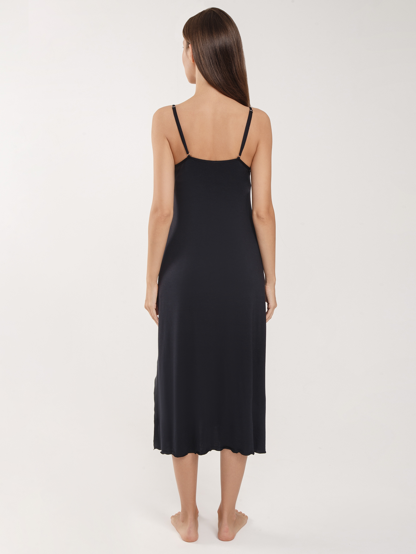 Сорочка длинная Черный 2862F3208 | фото 3