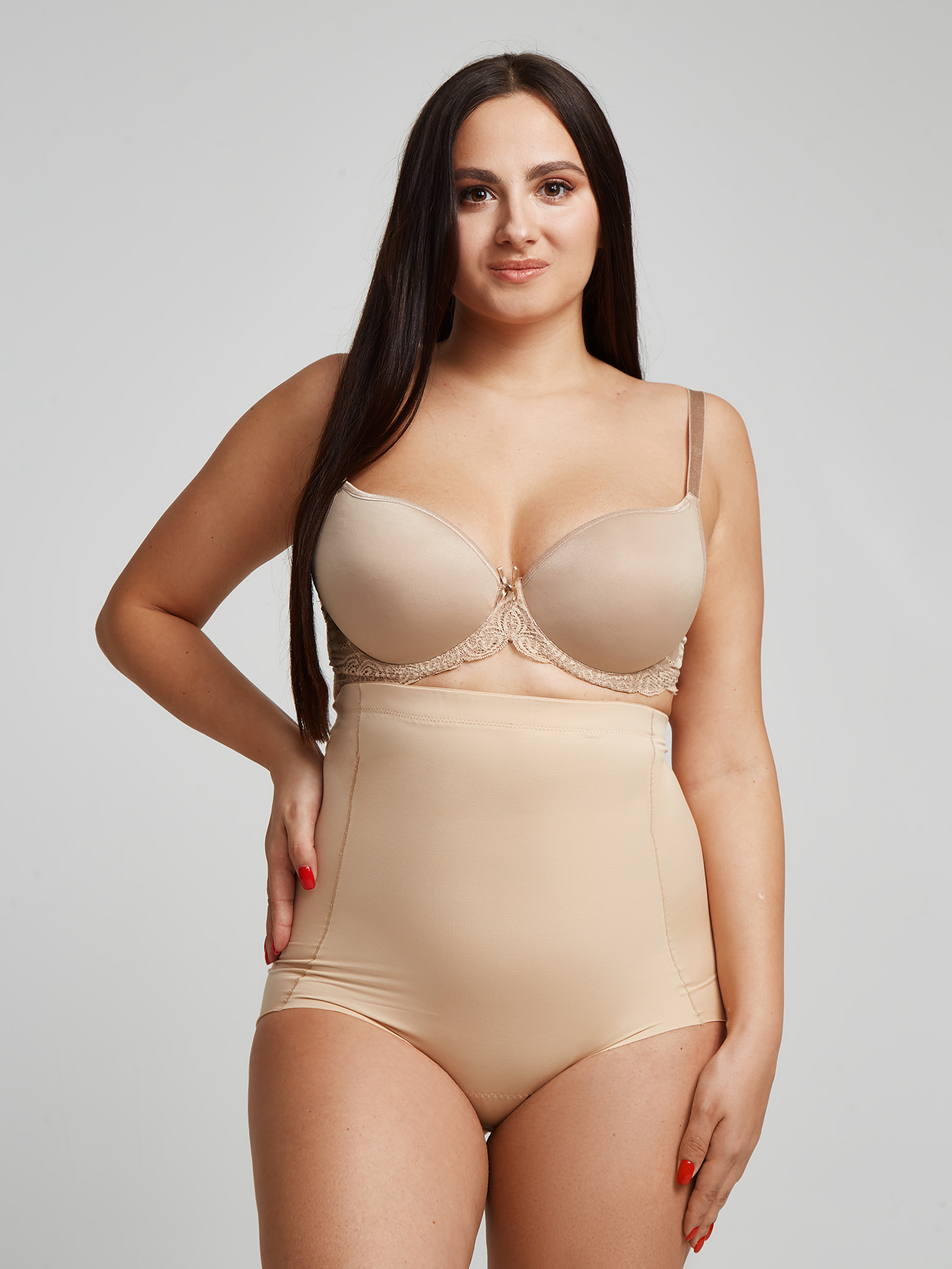 Трусы шорты Бежевый V34742 | фото 1