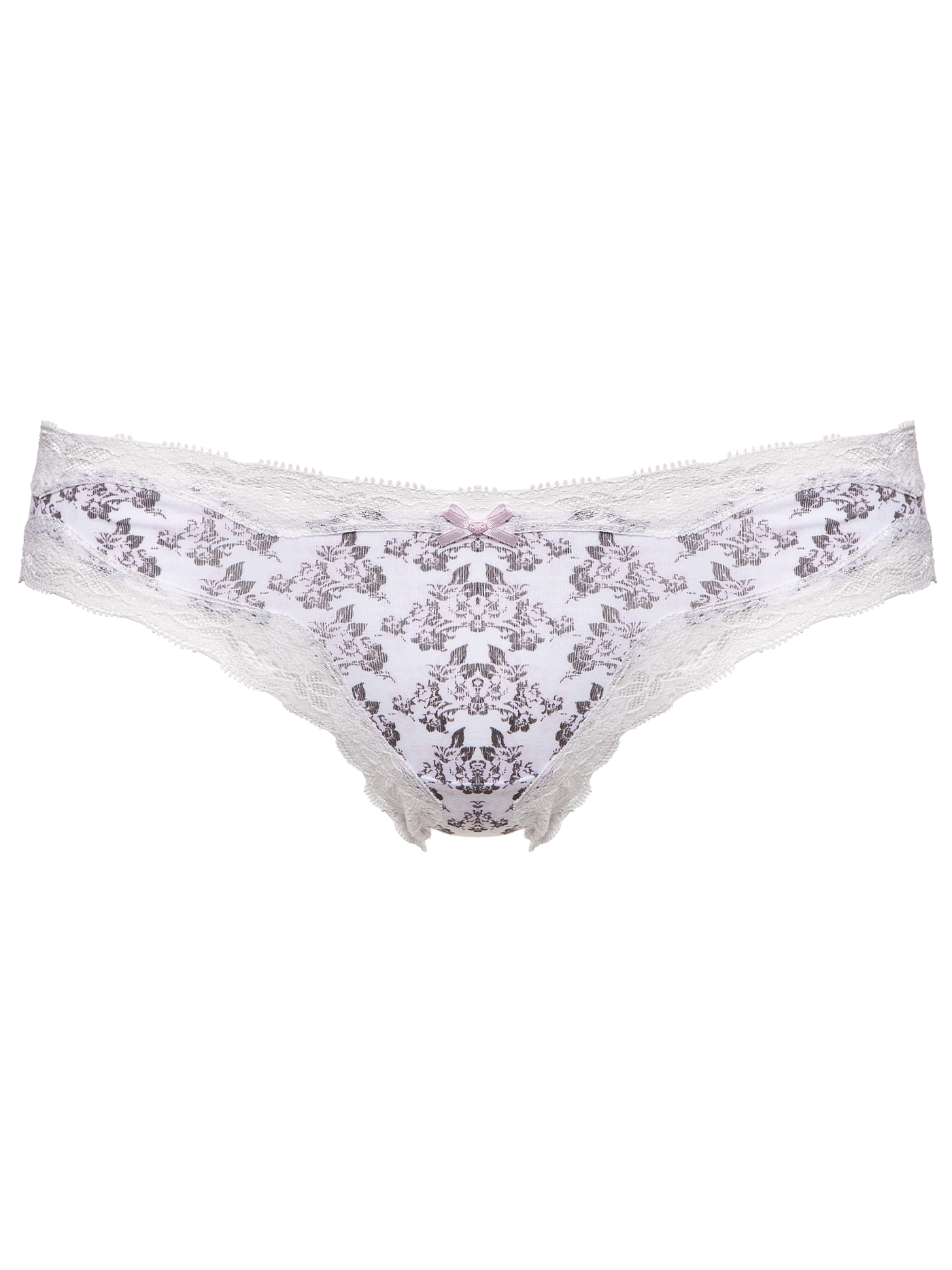 Трусы слип Розовый принт D001-1 | фото 3