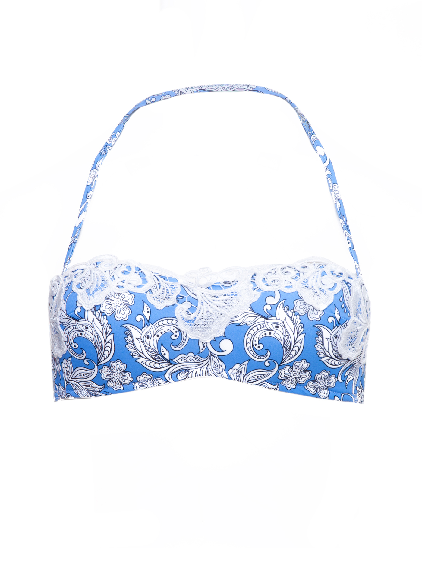 Лиф бандо Принт голубой 2375S1810 | фото 3