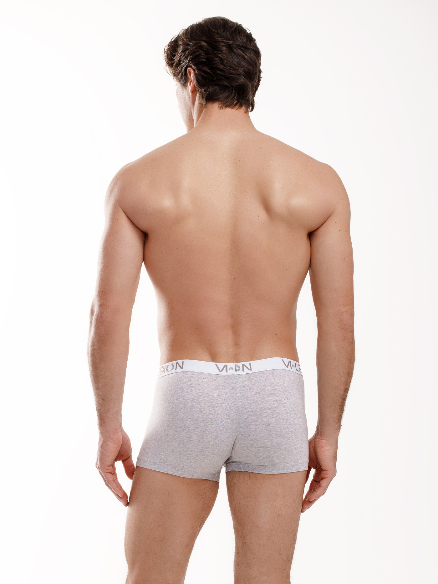 Трусы боксеры мужские Светло-серый 3030F6301_1 | фото 3