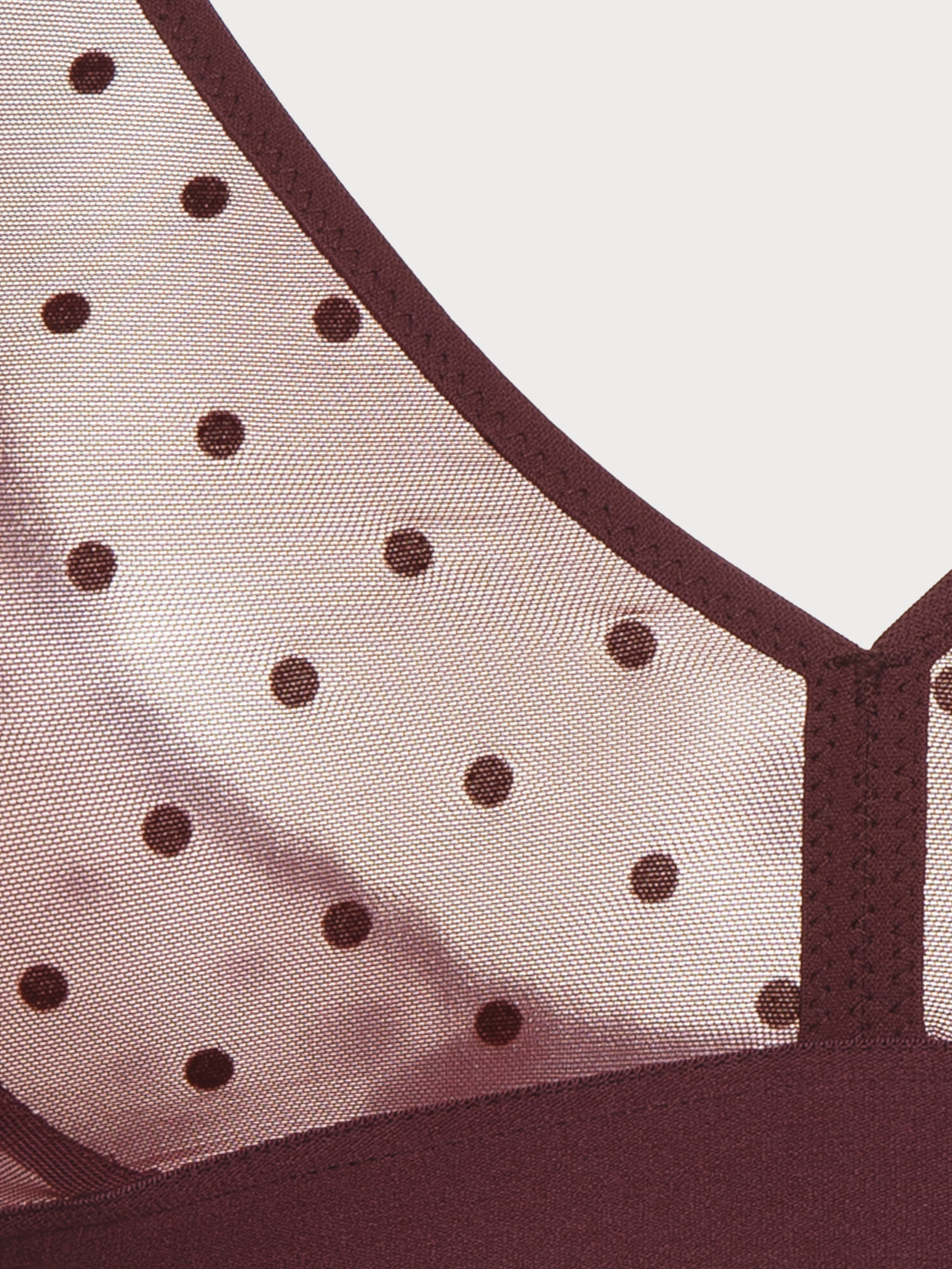 Бюстгальтер мягкий треугольник Бургунди 2925F1418 | фото 6