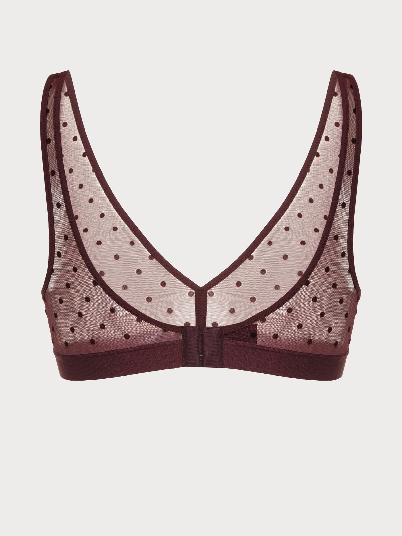 Бюстгальтер мягкий треугольник Бургунди 2925F1418 | фото 8