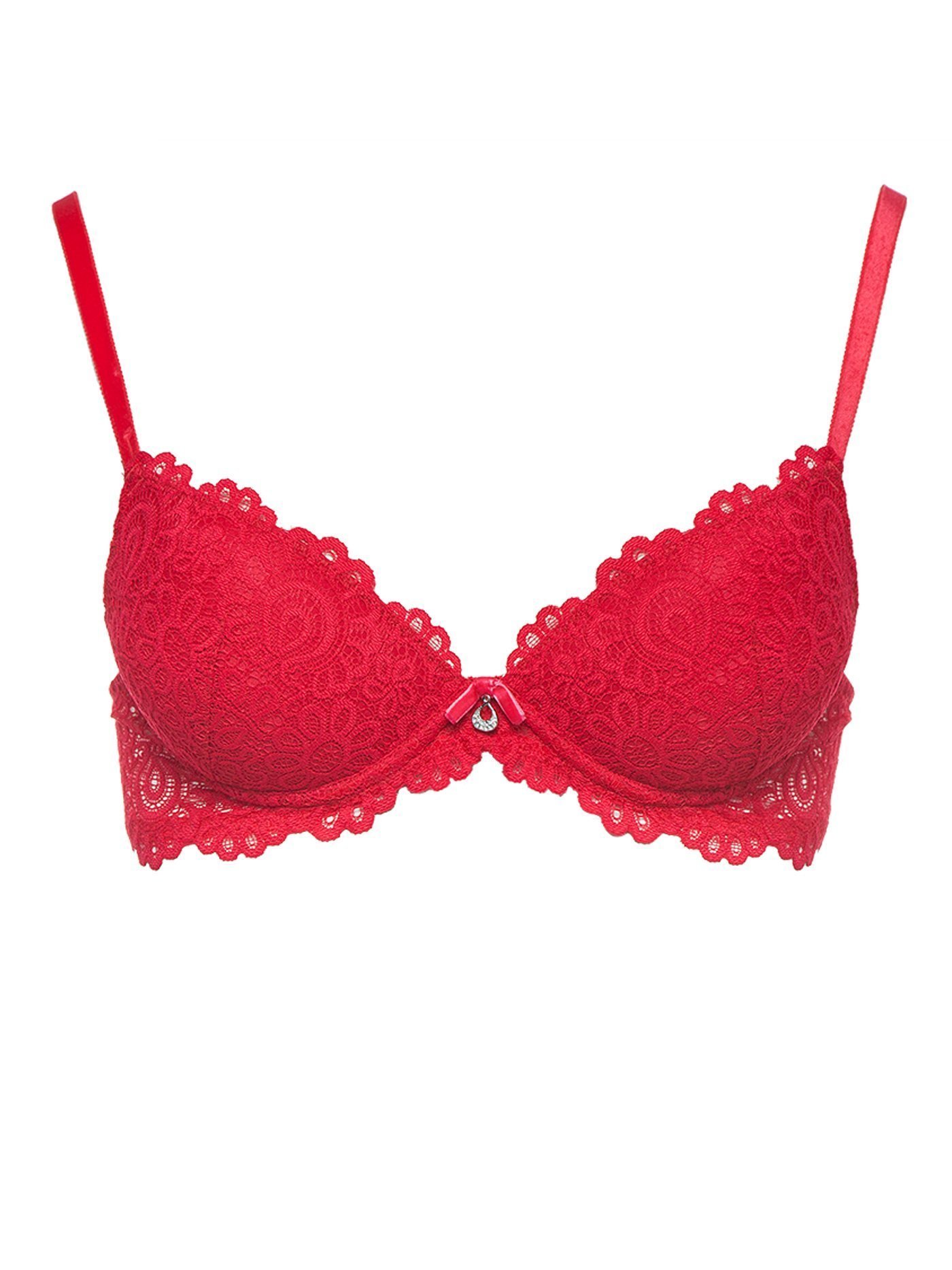 Бюстгальтер push-up Насыщенный красный 2009F1125 | фото 3