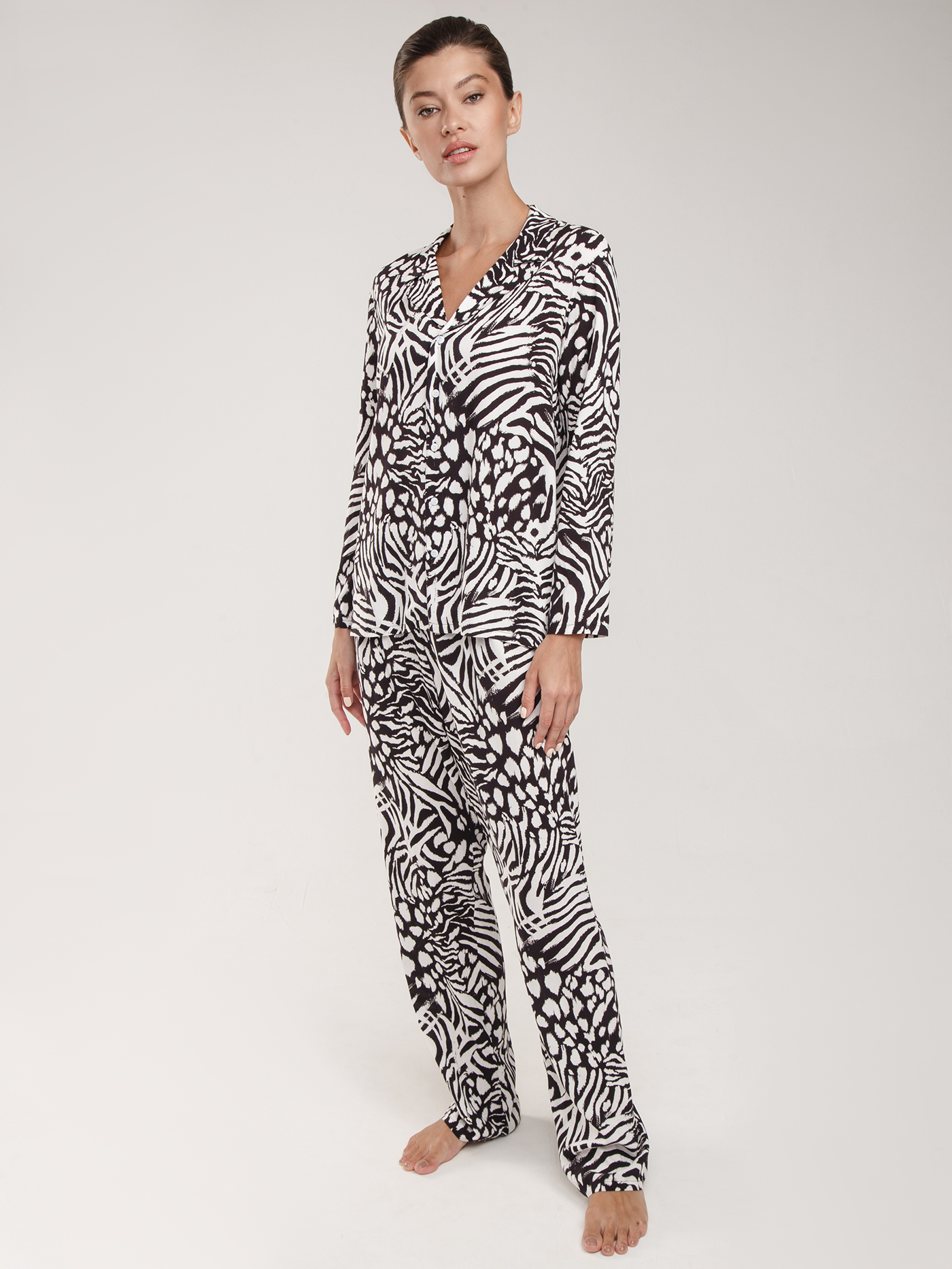 Рубашка Принт зебра PAR-03 | фото 1