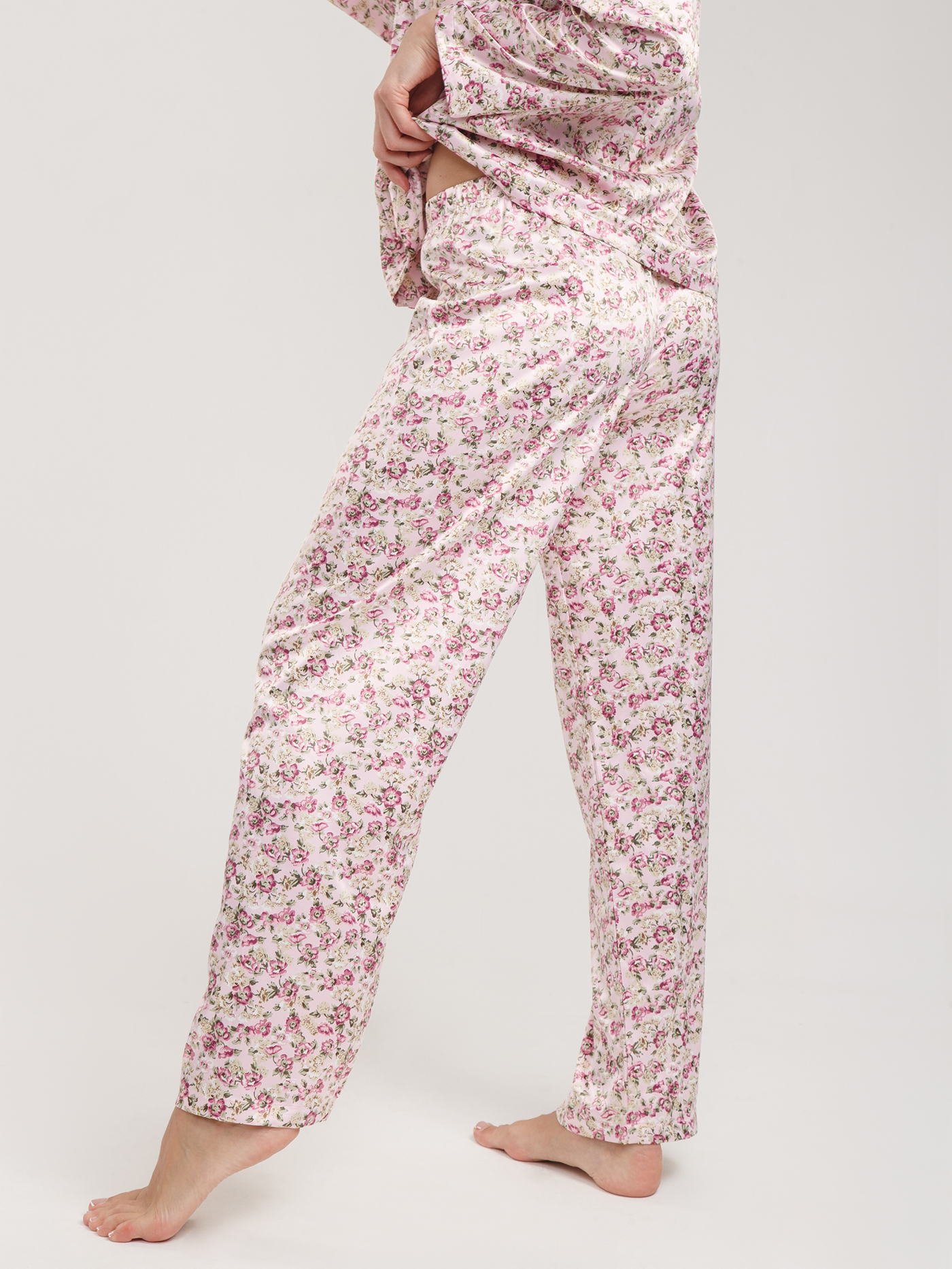 Брюки Розовый принт 2809F5005 | фото 3