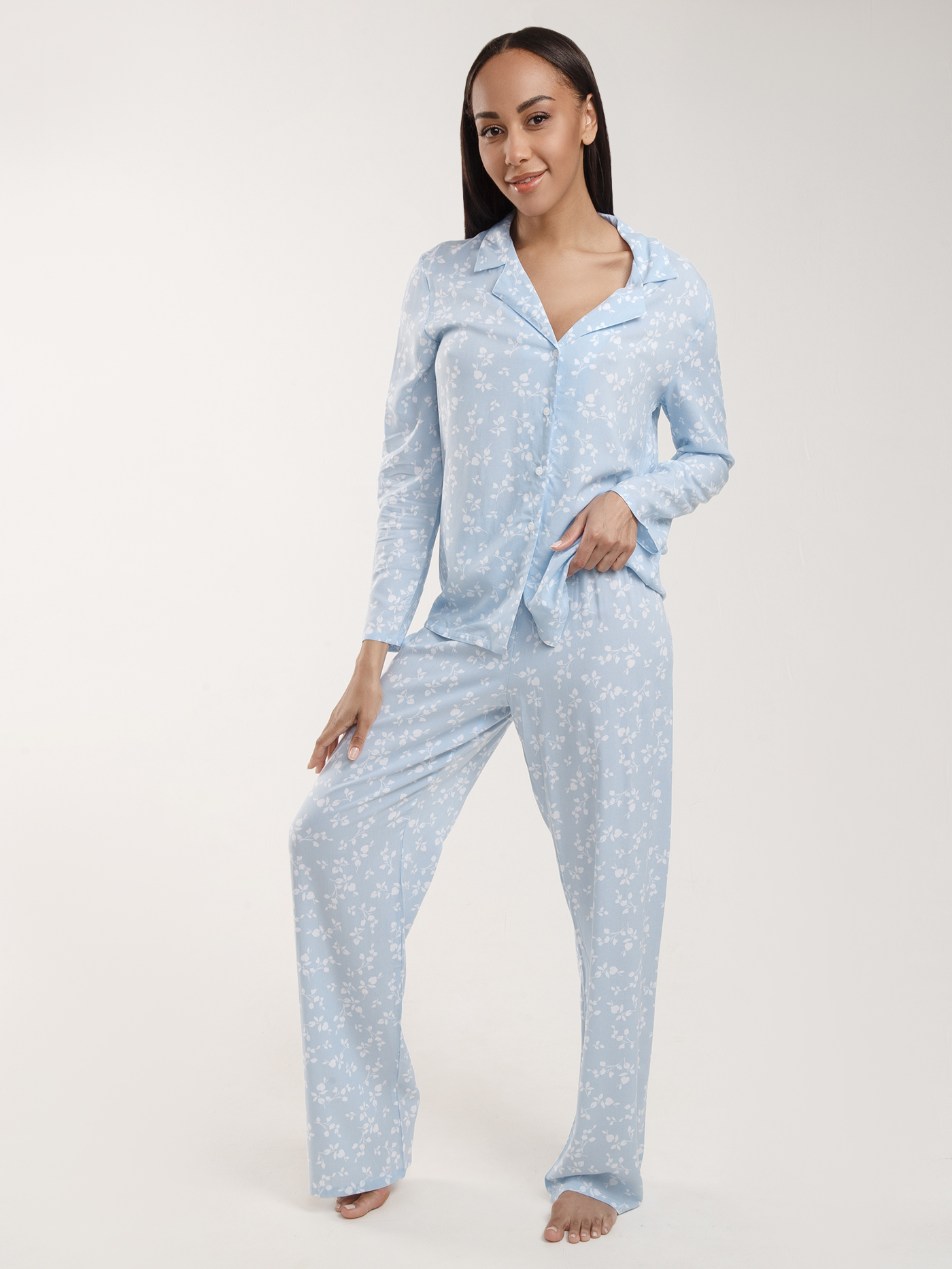 Рубашка Голубой PAR-03 | фото 1