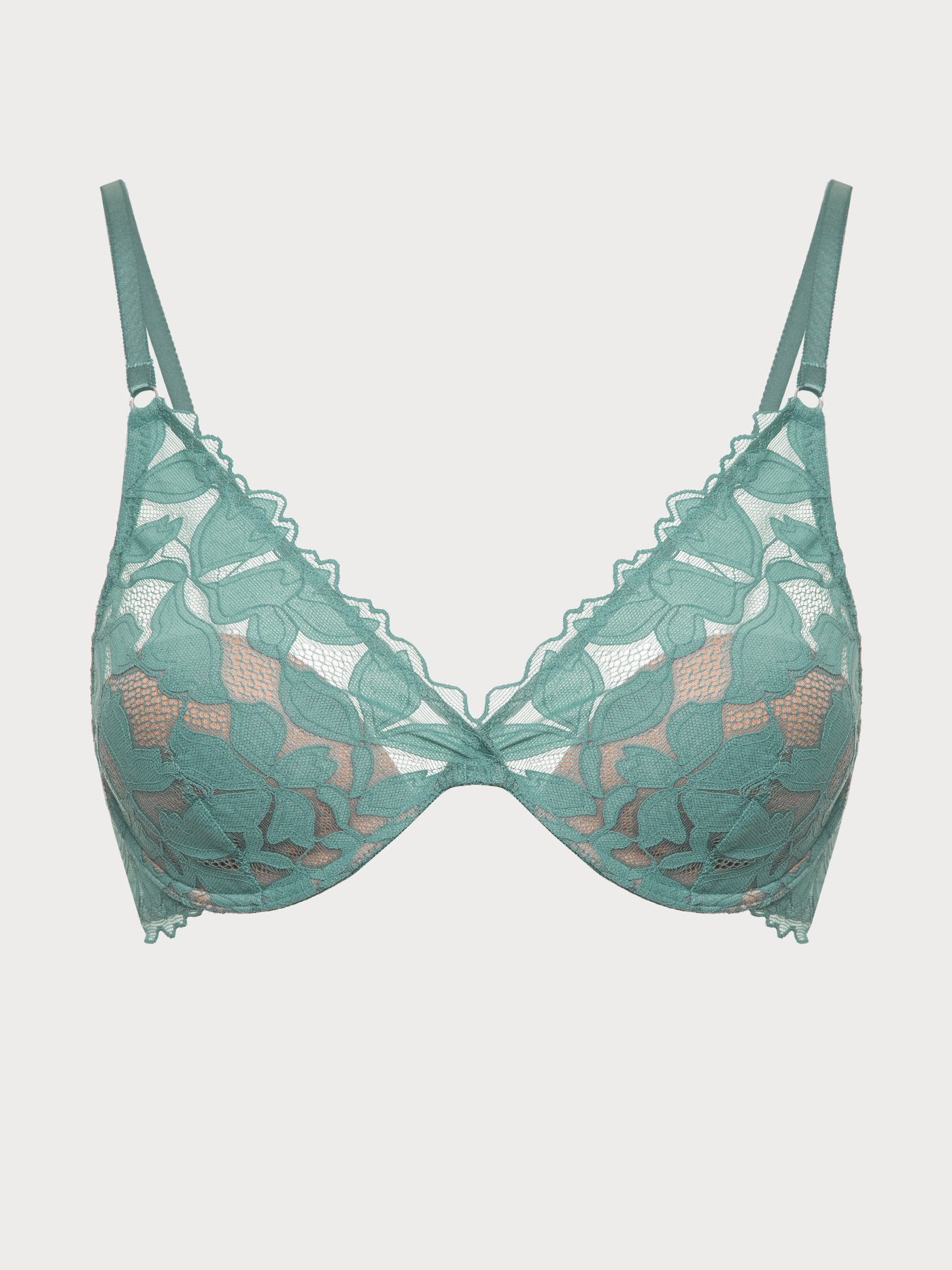 Бюстгальтер мягкий Зеленый 3000F1353 | фото 6