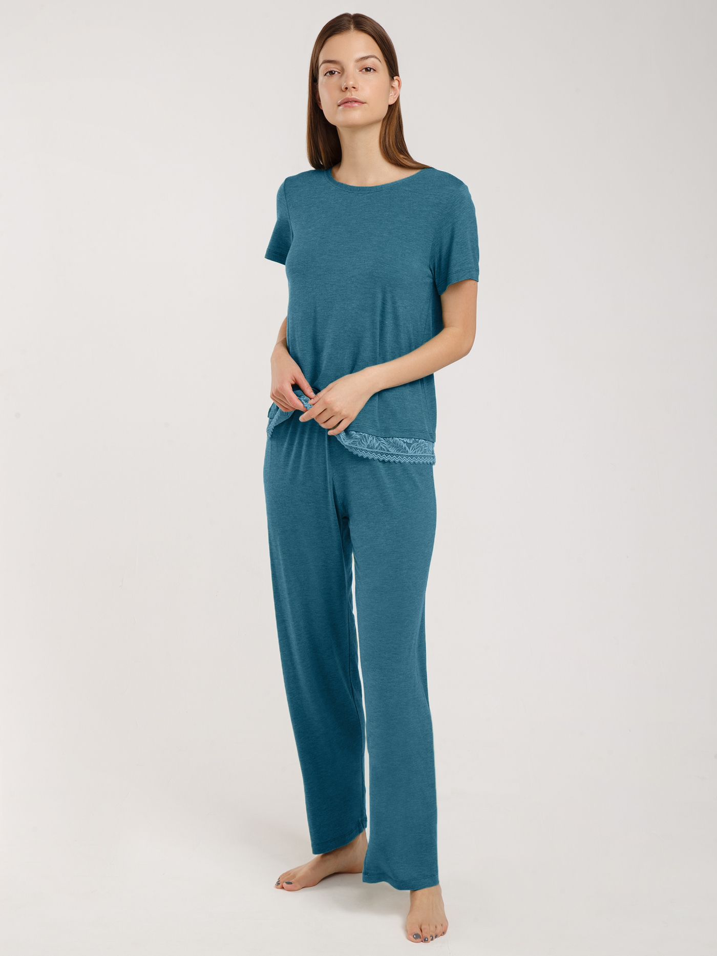 Брюки Бирюзовый 2855F5004 | фото 2