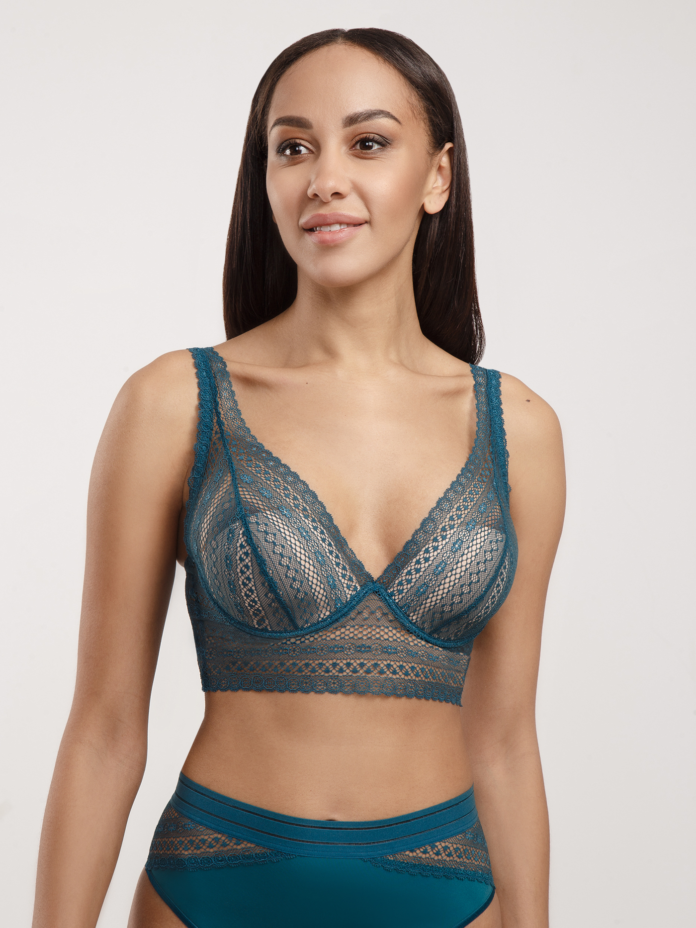 Бюстгальтер мягкий Зеленый 2872F1350 | фото 3