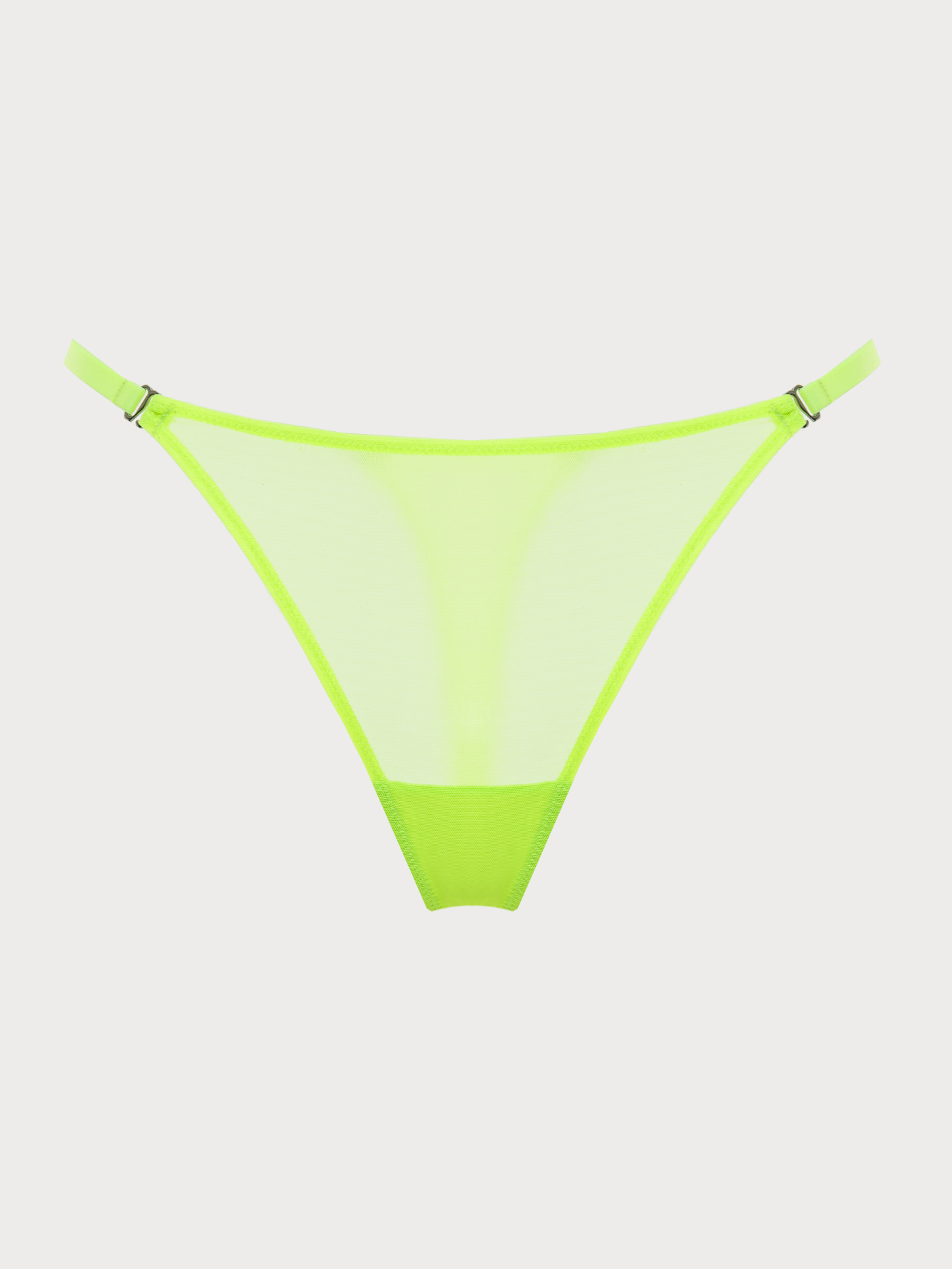 Трусы стринг Неоновый желтый MR-6 | фото 4