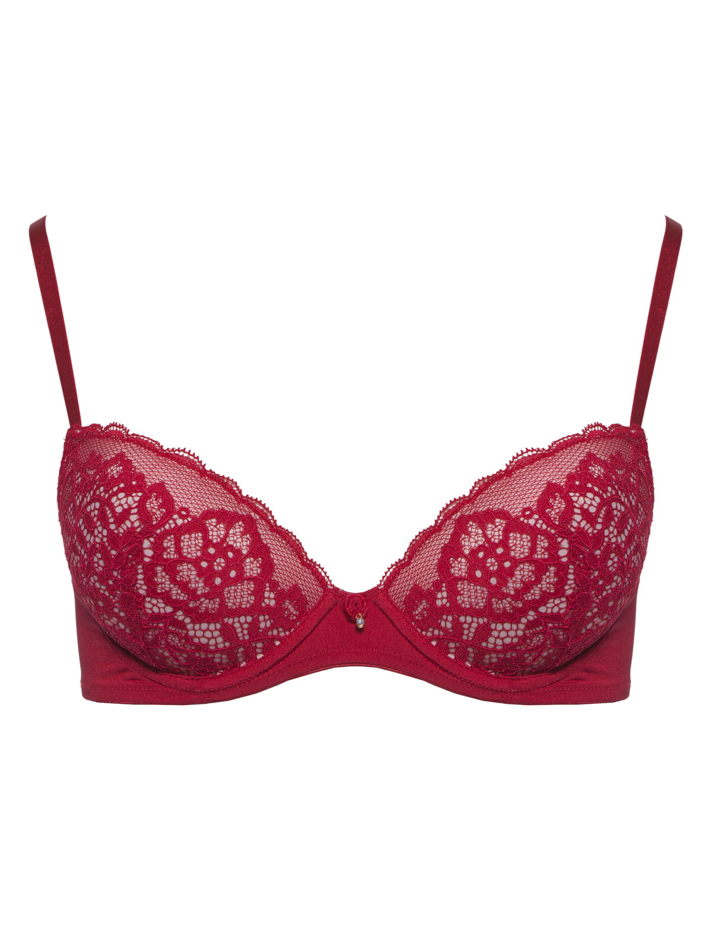 Бюстгальтер push-up Насыщенный красный MOU-12063 | фото 3