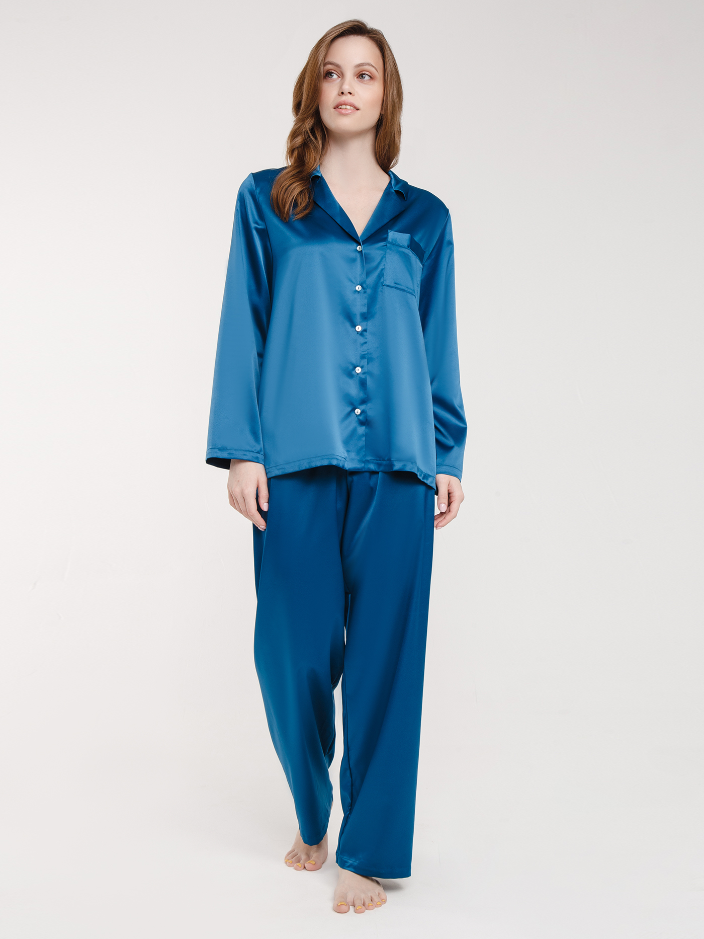 Пижамный топ Бирюзовый 2810F3832 | фото 1