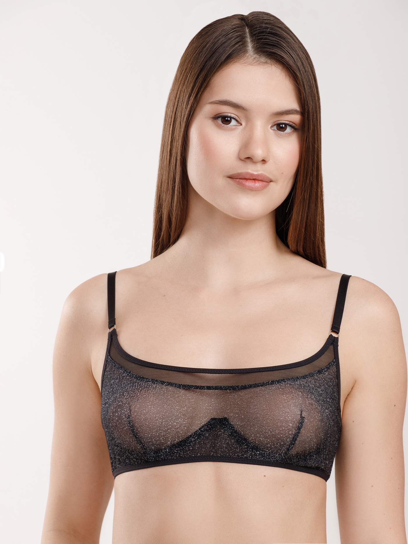 Бюстгальтер мягкий топ Черный 2951F1334 | фото 3