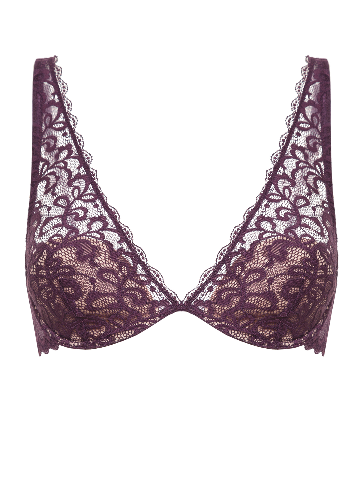 Бюстгальтер мягкий Баклажановый 2559F1353 | фото 4