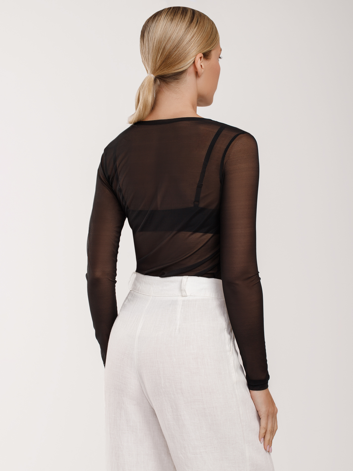 Лонгслив Черный 2997F3427 | фото 4