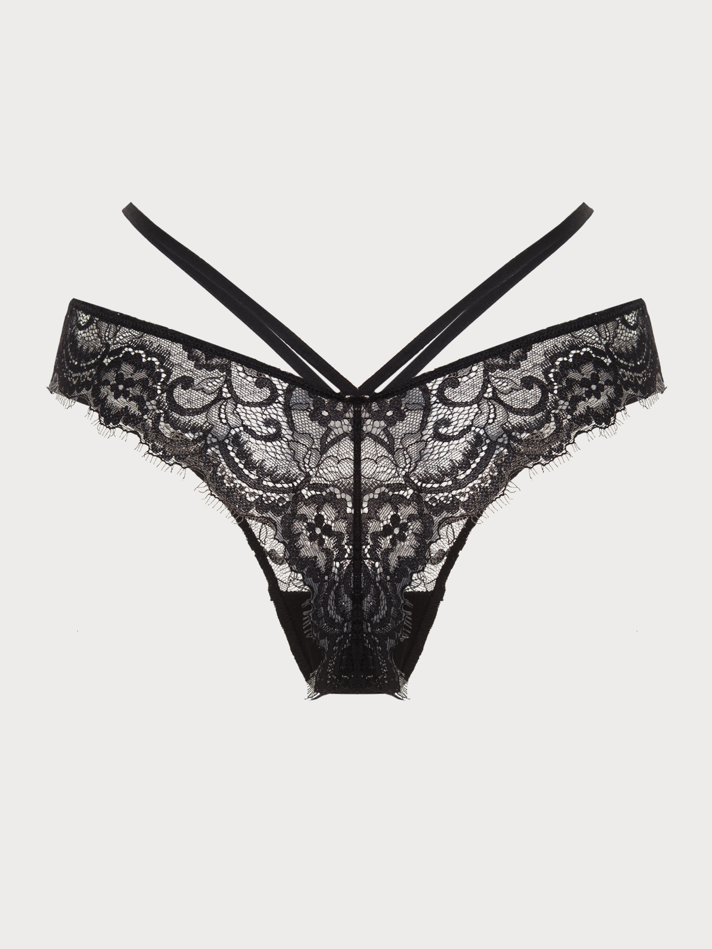 Трусы стринг Черный FRL-5 | фото 5