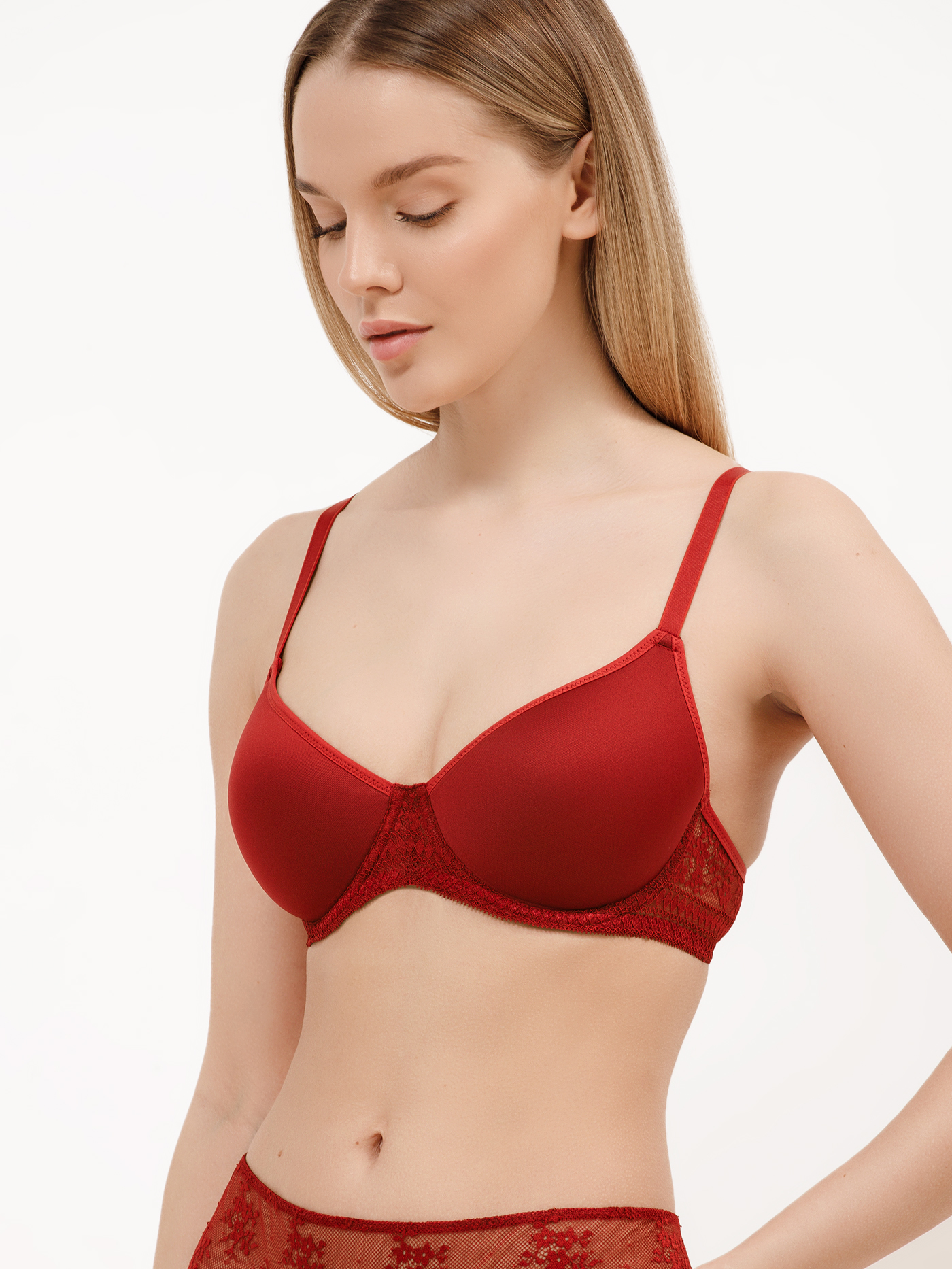 Бюстгальтер спейсер Бордовый 3018F1490 | фото 1