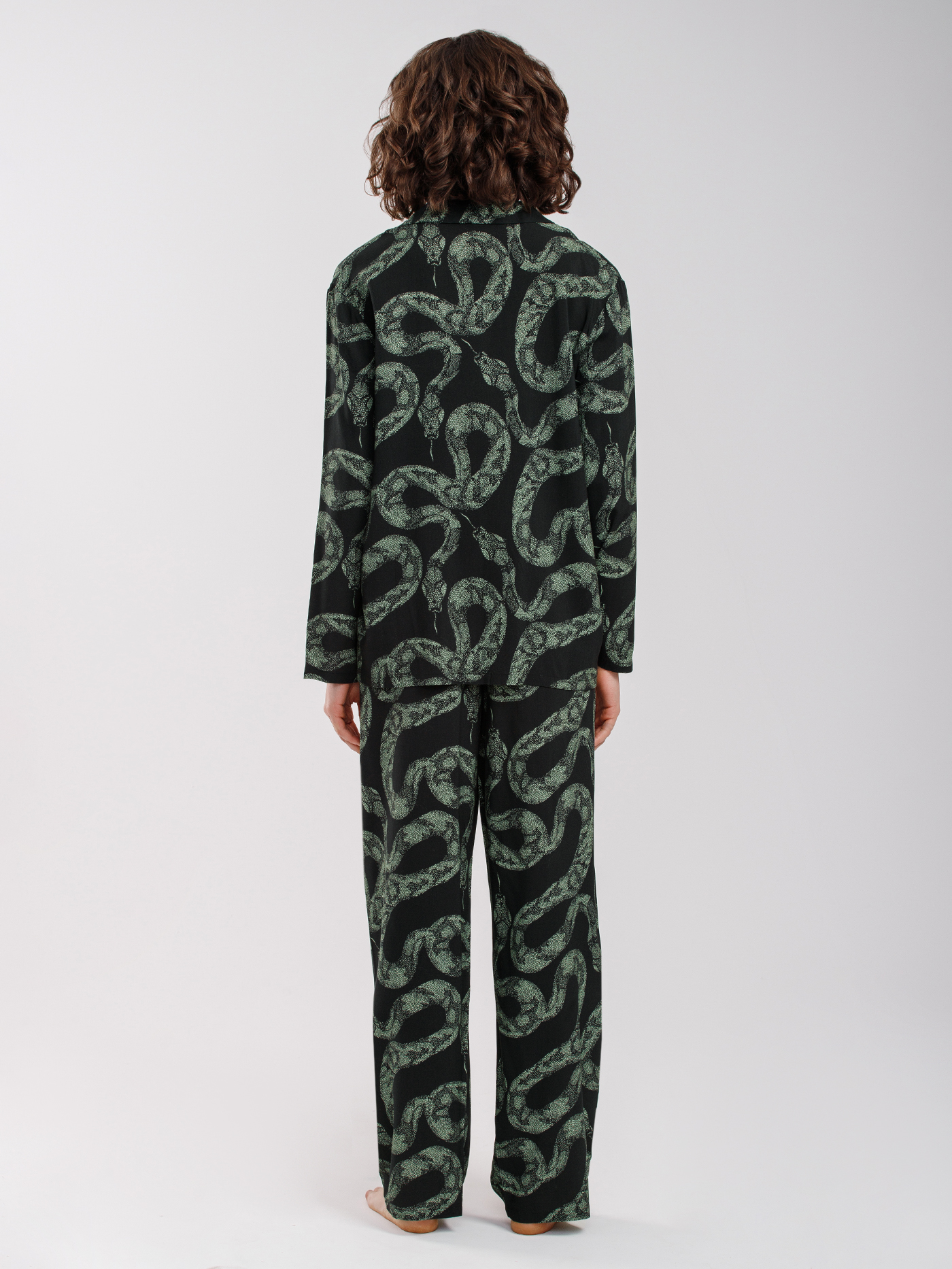 Брюки Принт змея PAR-01 | фото 2